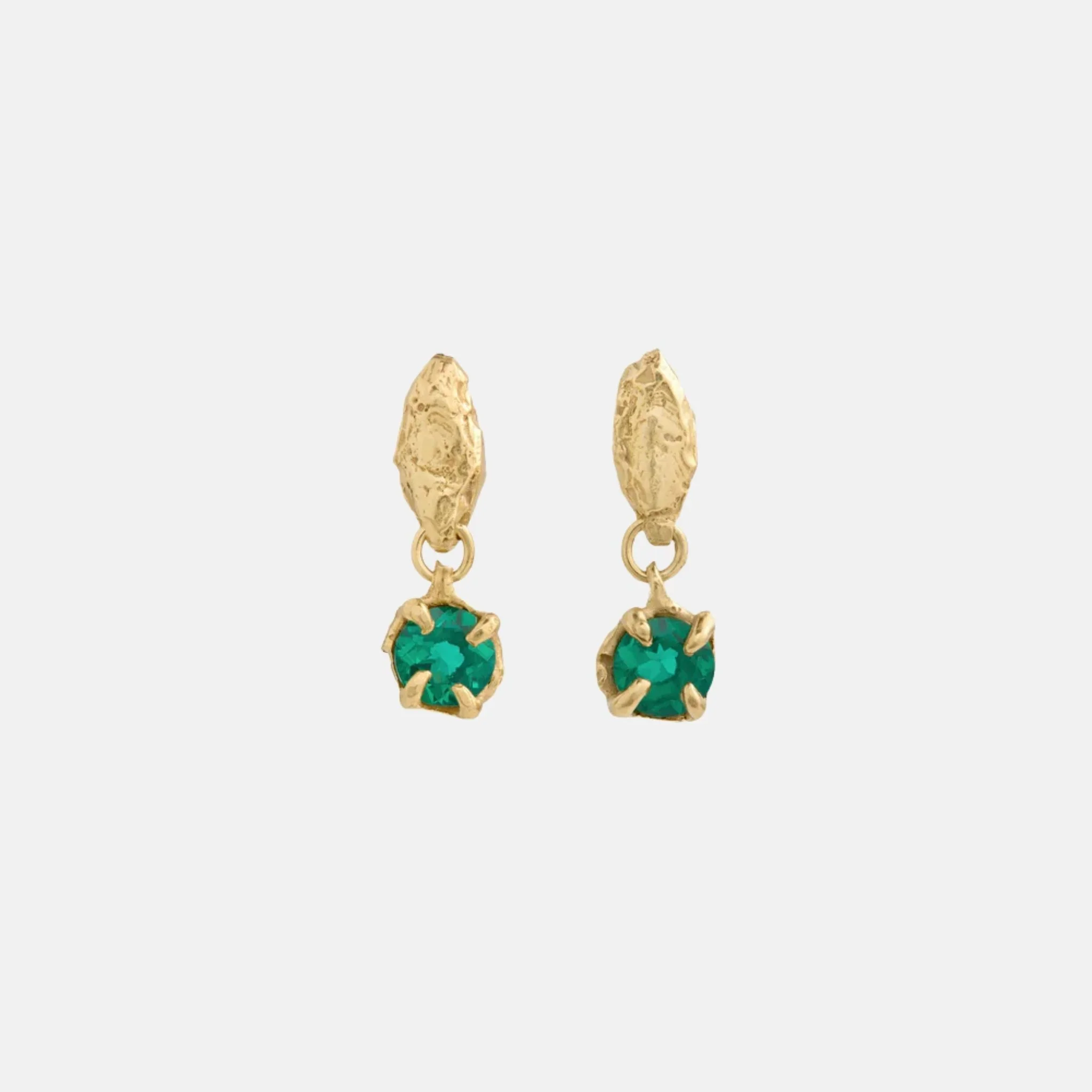 Mini Tota 18K Gold Plated Silver Earrings