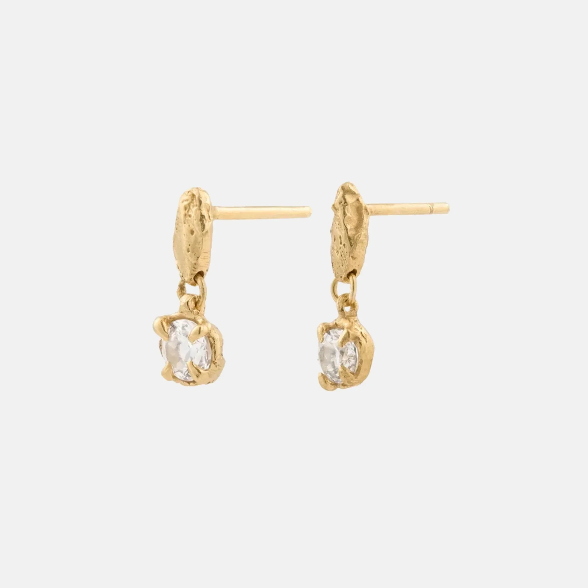 Mini Tota 18K Gold Plated Silver Earrings - Image 4