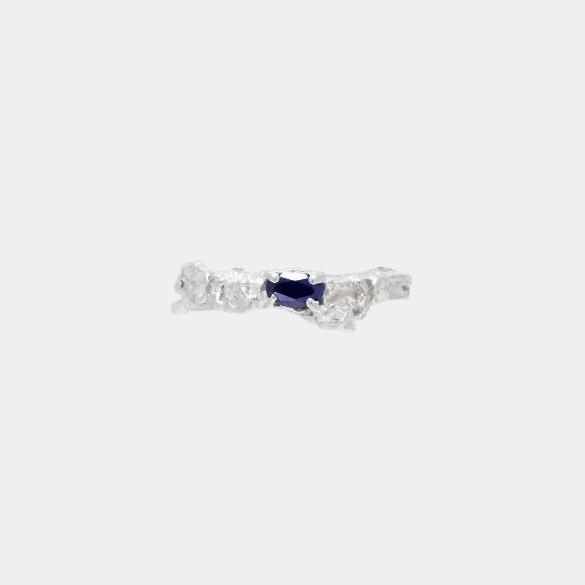 Rosea Sapphire Moissanite Ring - Image 5