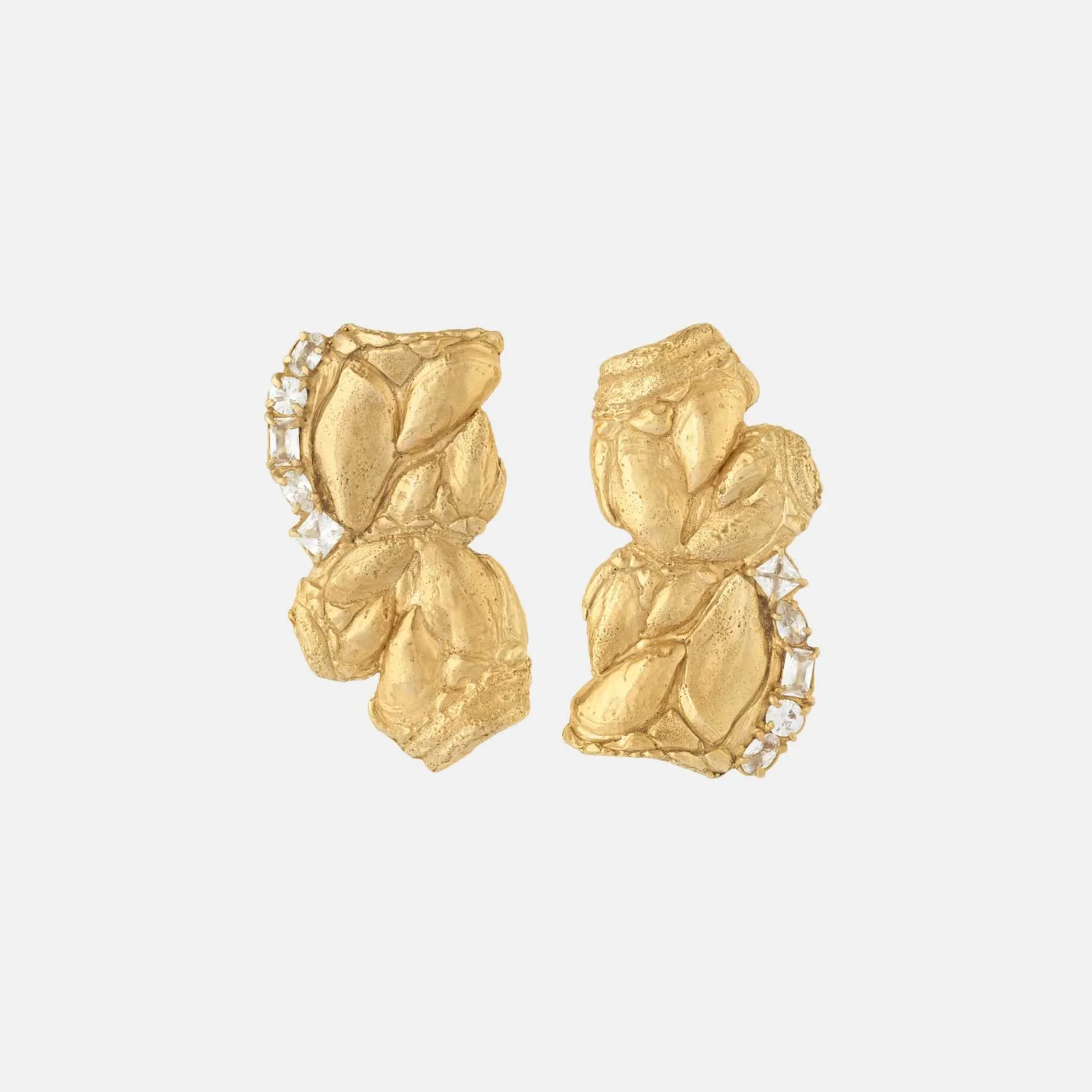Zakia 18K Gold Plated Recycled Silver Earrings