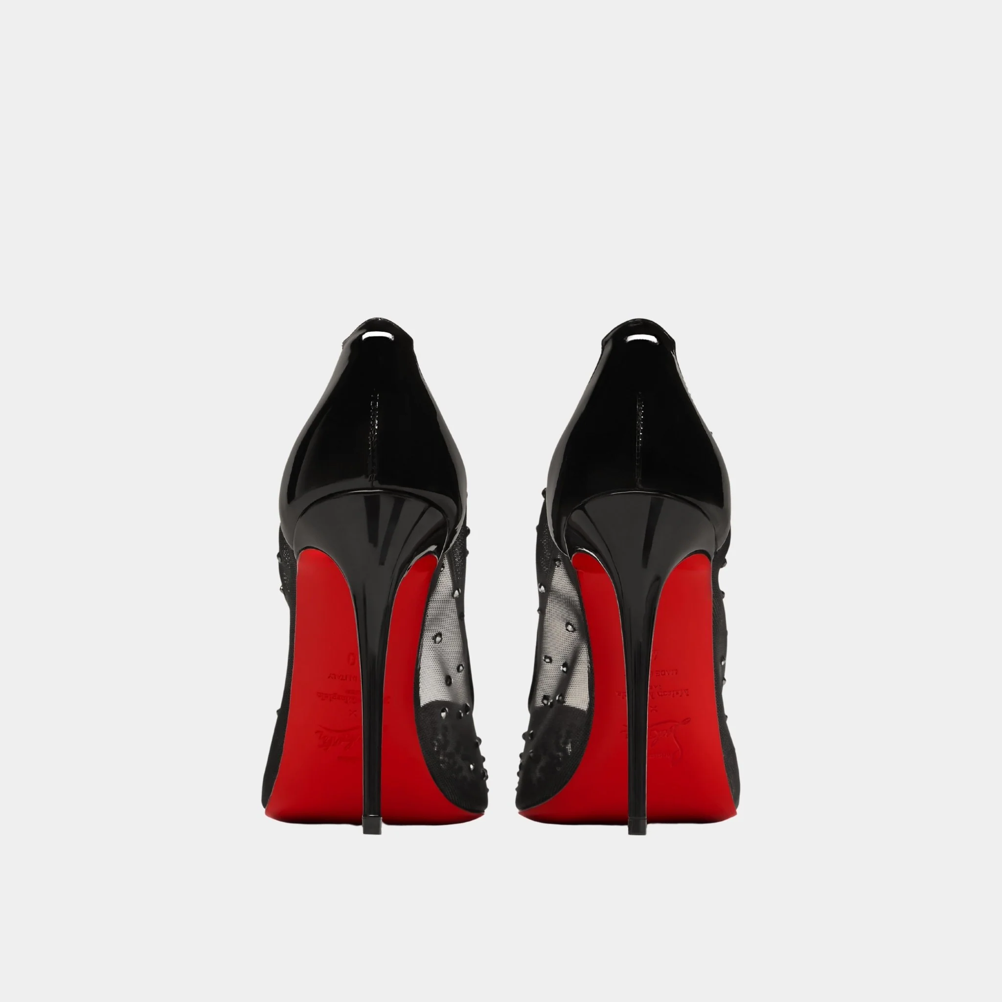 Bridiela Una Strass Pump Mesh with Calf Leather - Image 2
