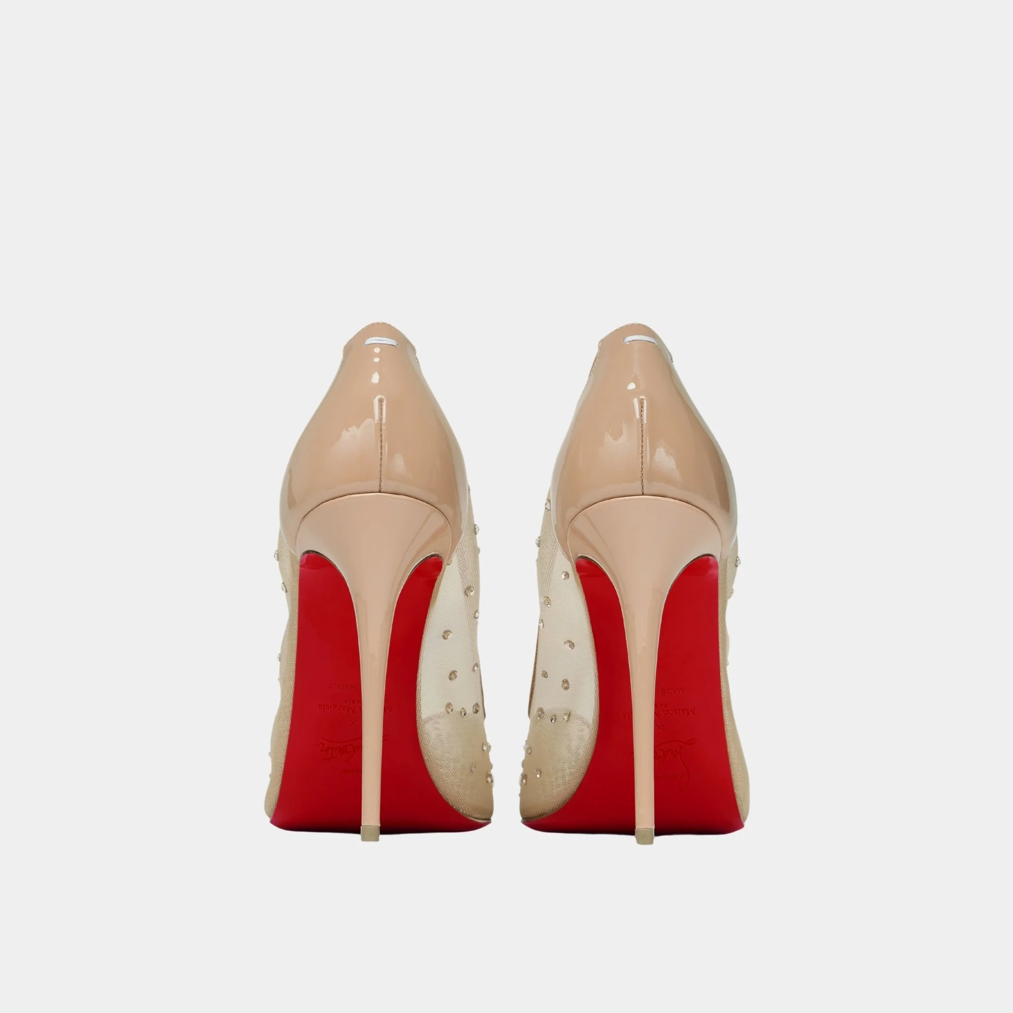 Bridiela Una Strass Pump Mesh with Calf Leather - Image 5