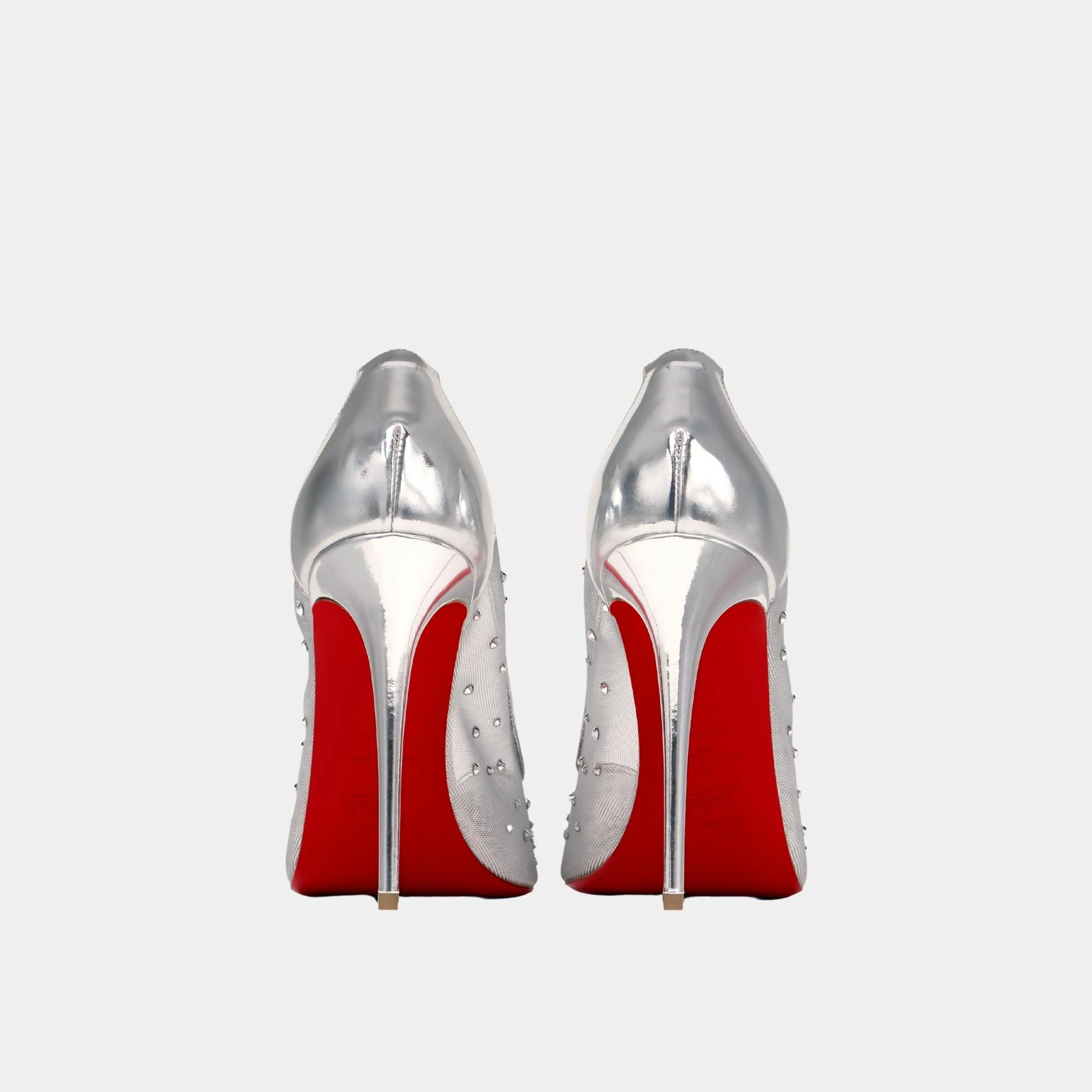 Bridiela Una Strass Pump Mesh with Calf Leather - Image 8