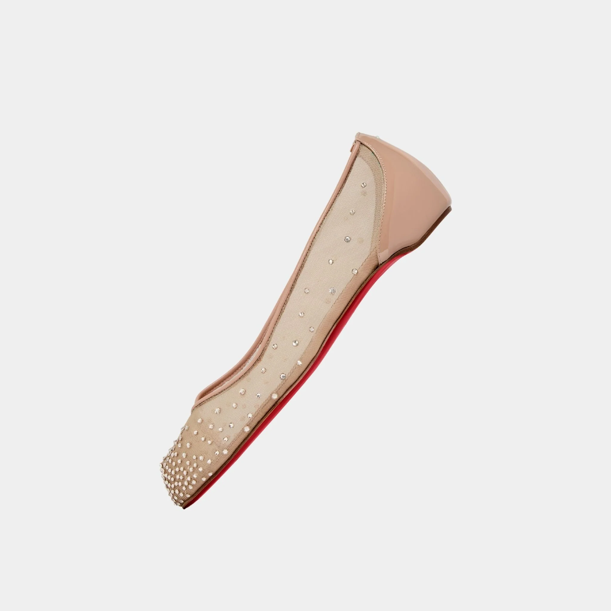 Marlougiela Strass Ballerinas Mesh and Calfskin - Image 5