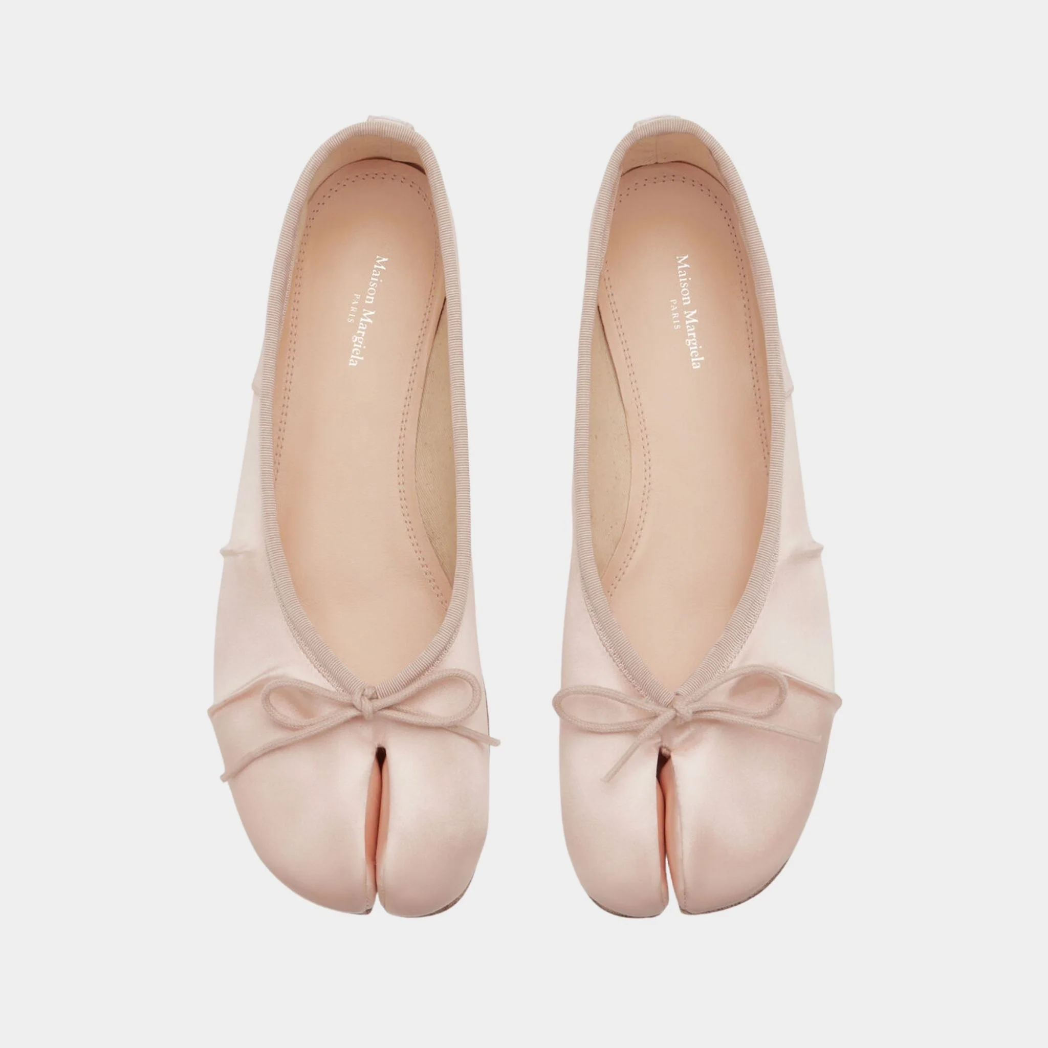 Satin Tabi Ballerina Flats