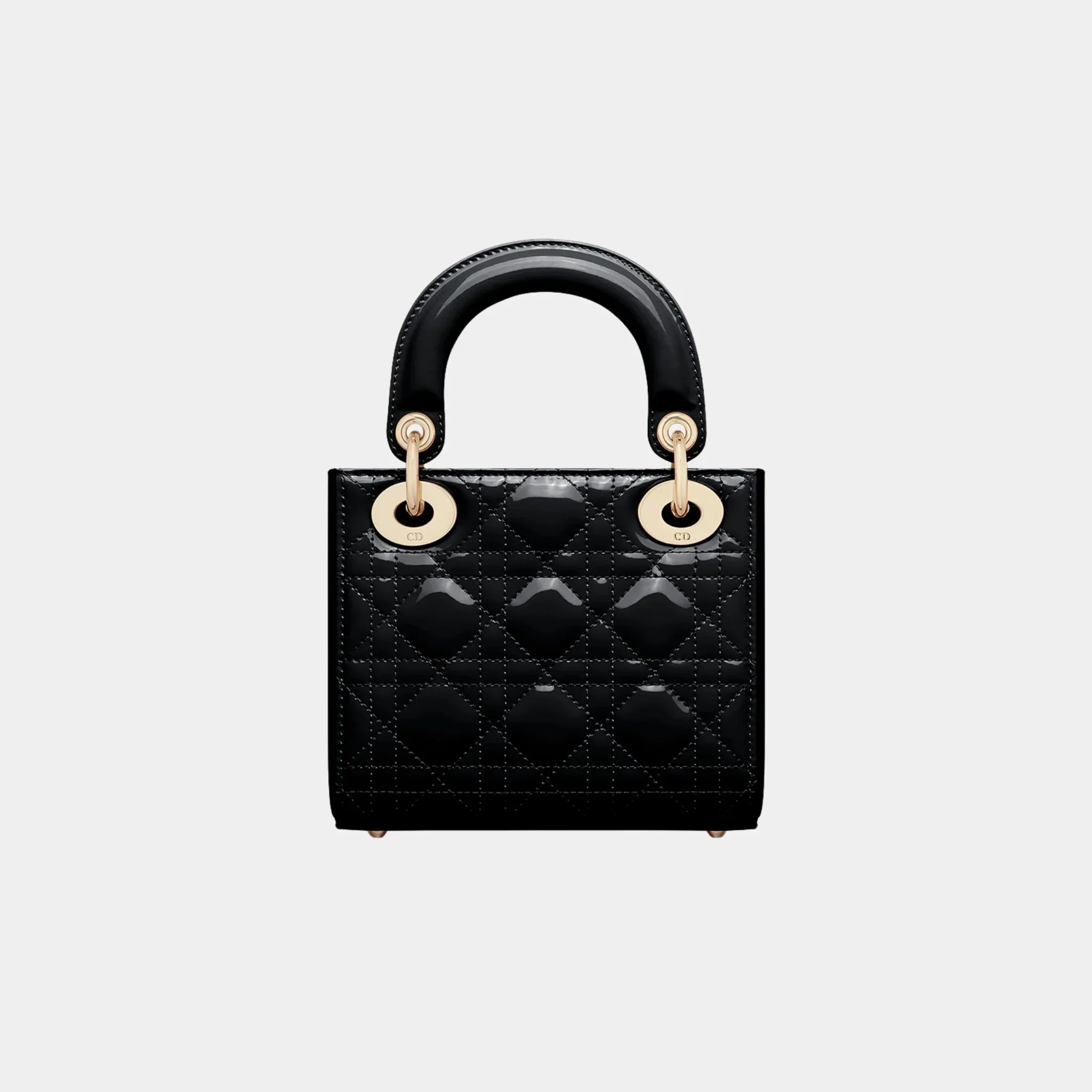 Mini Lady Dior Bag Patent Cannage Calfskin - Image 8