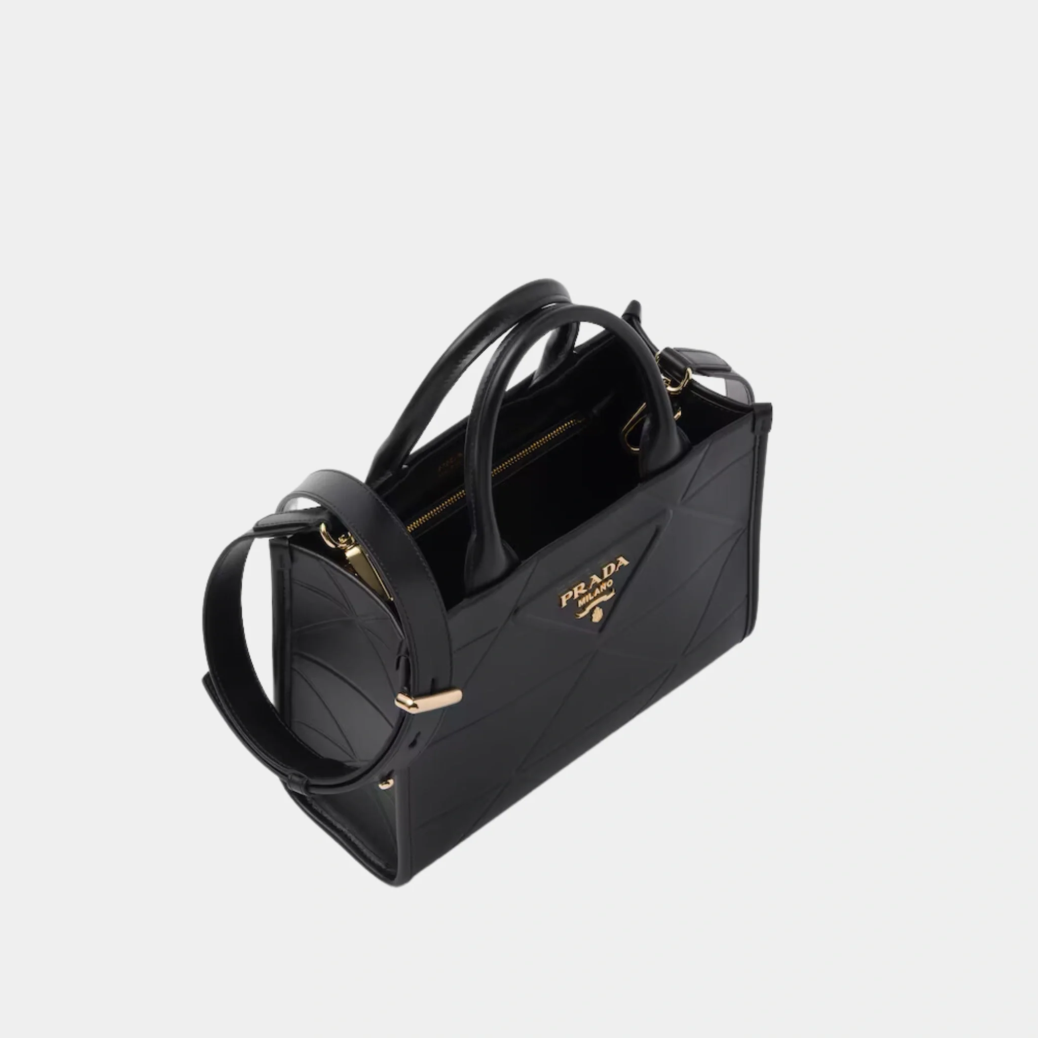 Mini Symbole Leather Bag With Stitching - Image 3