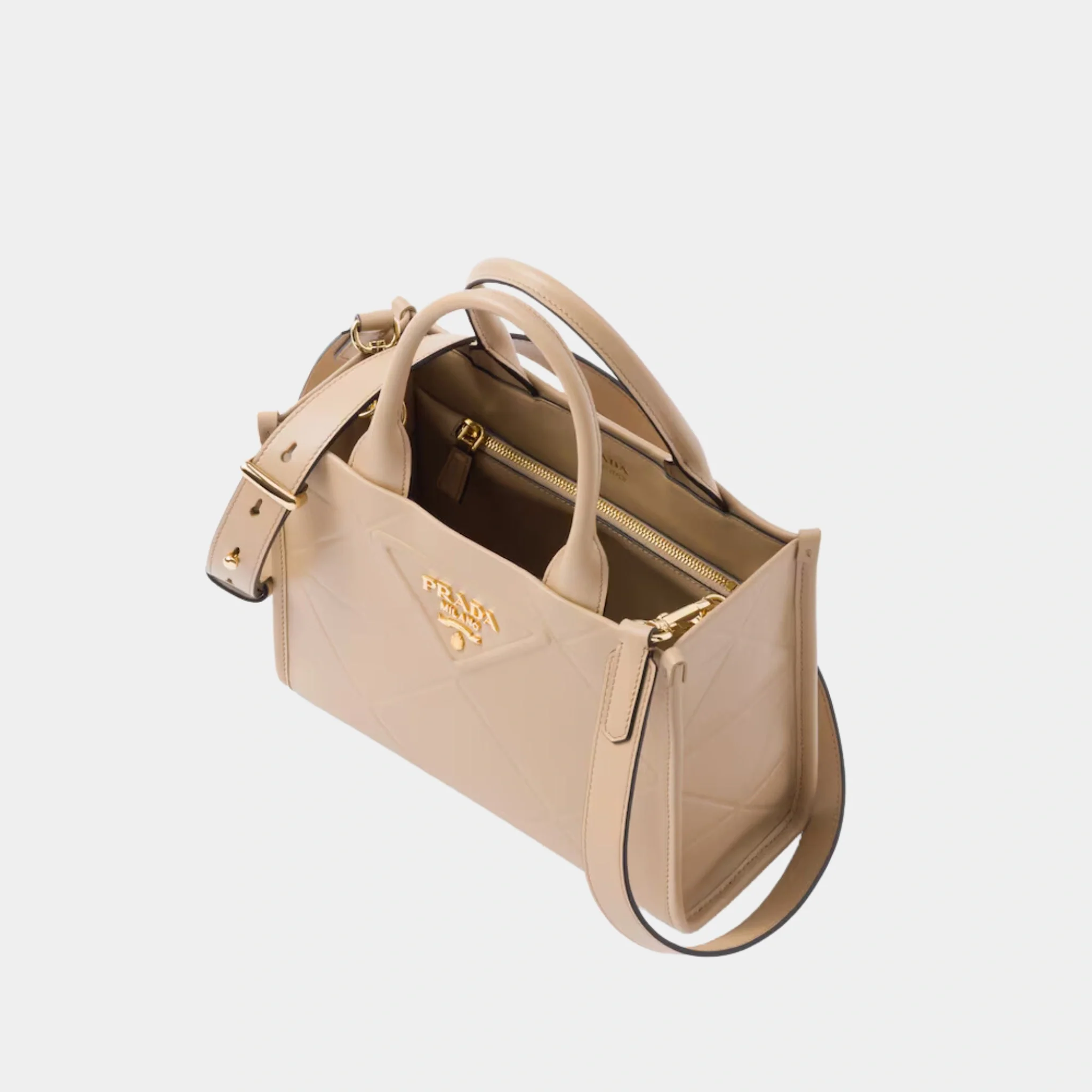 Mini Symbole Leather Bag With Stitching - Image 9