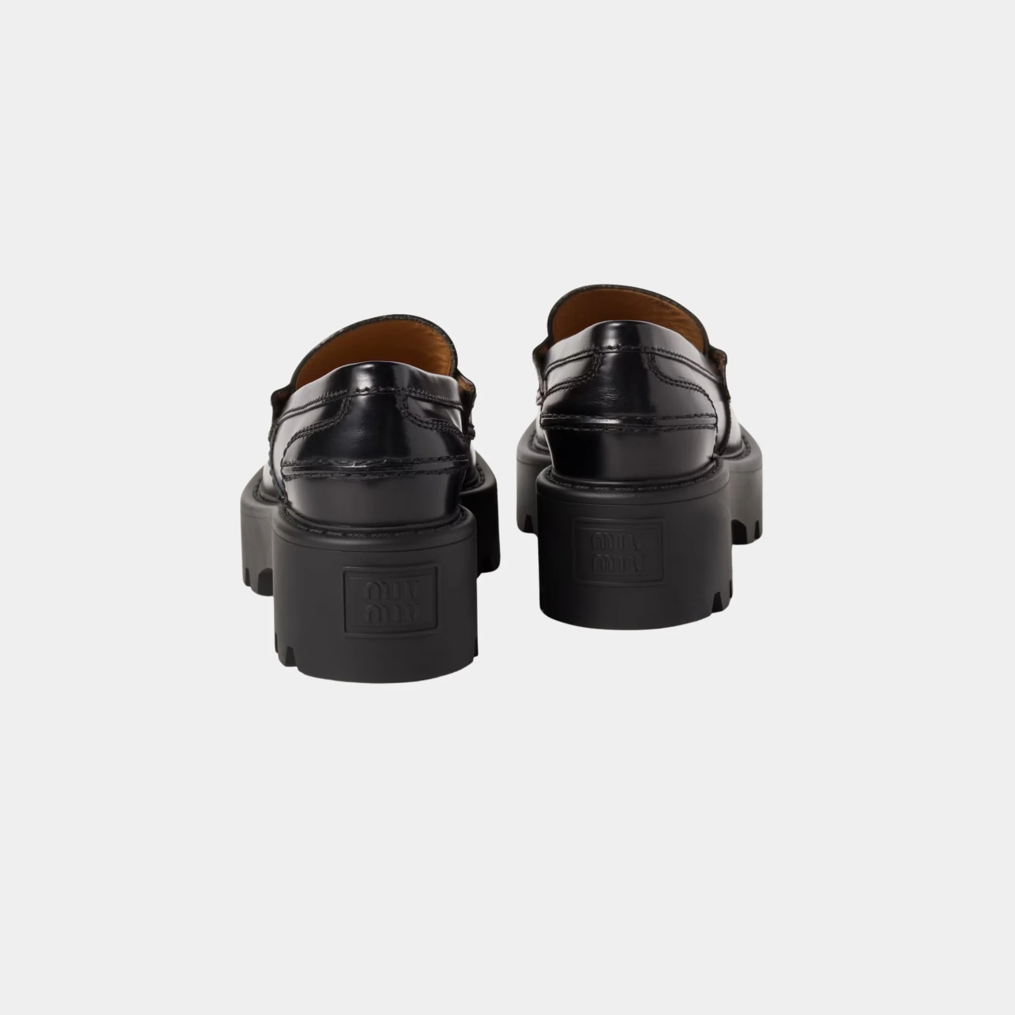 Brushed Leather Loafers - Image 3