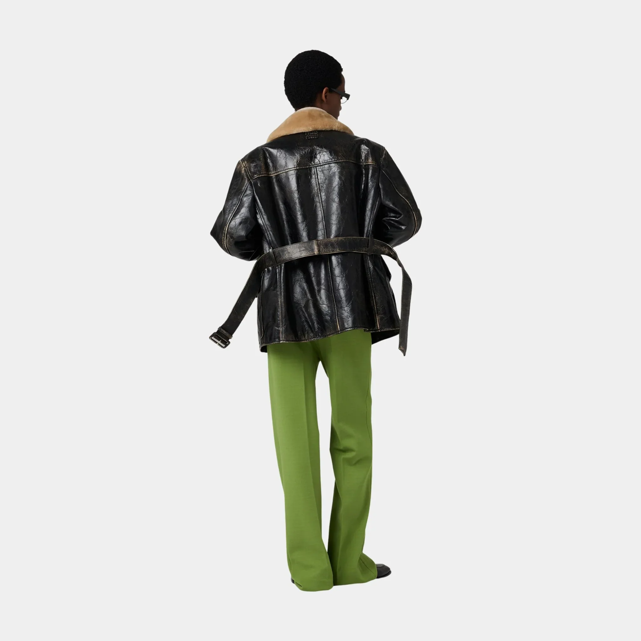 Calf Leather Caban Jacket - Image 2