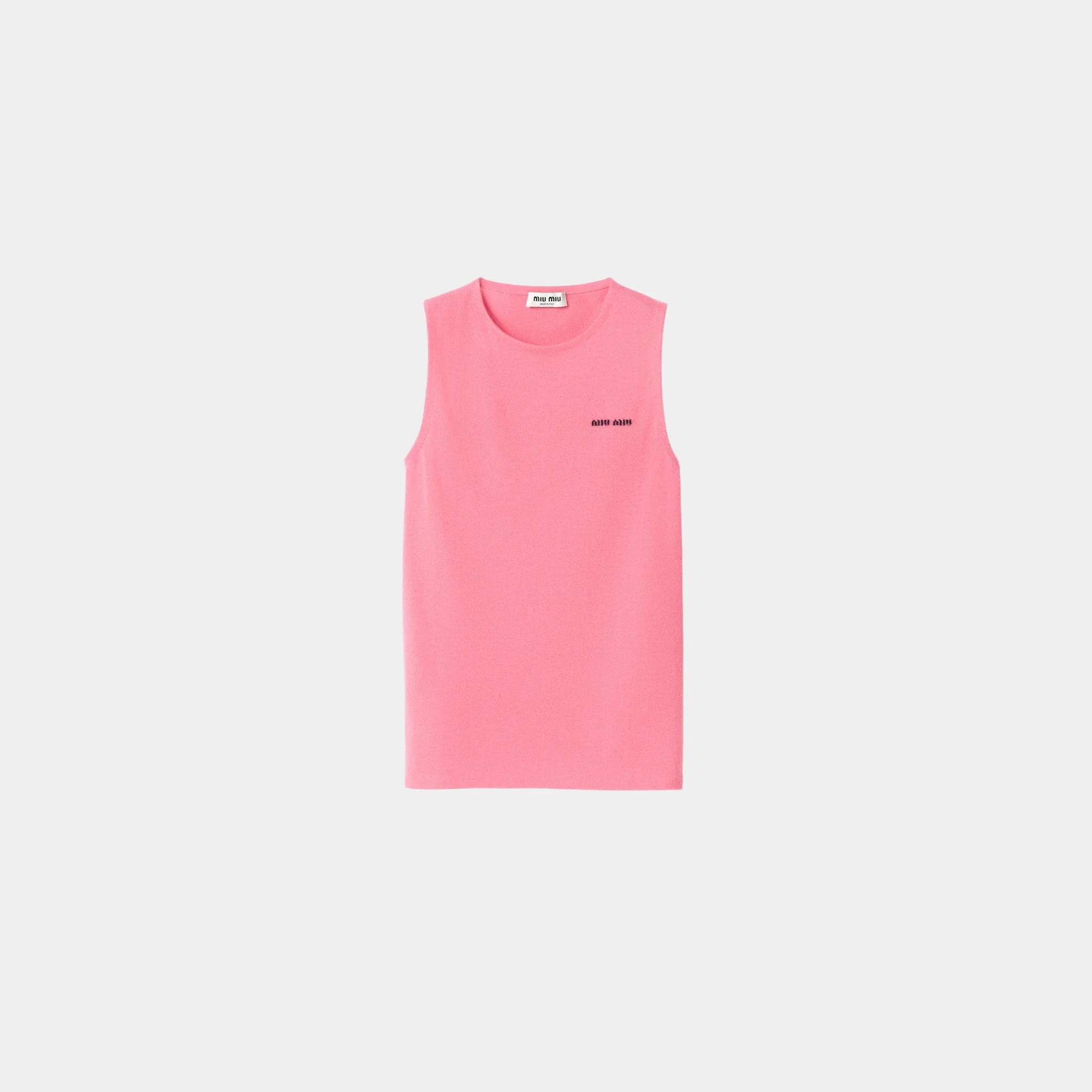 Cashmere and Silk Crew-neck Knit Top