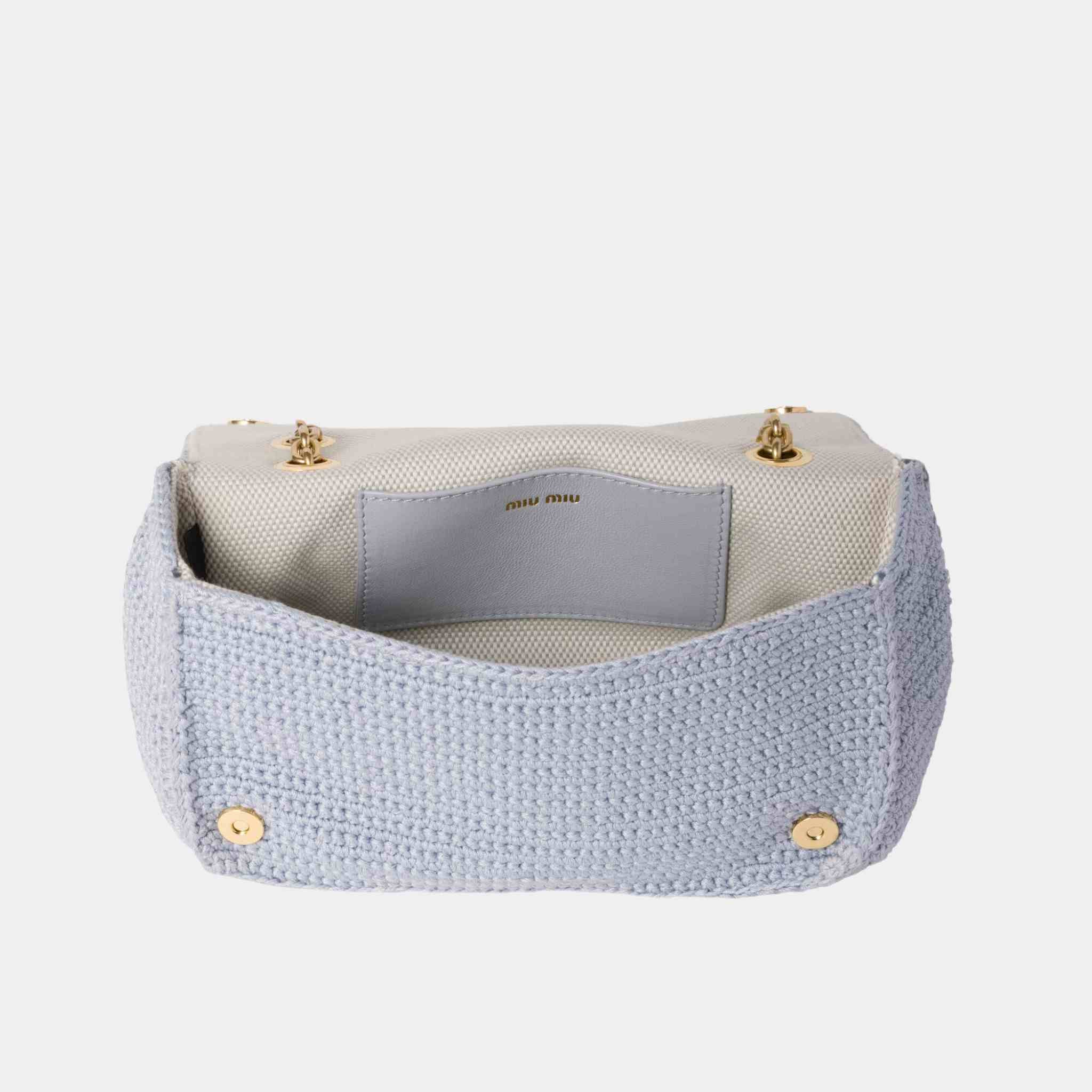 Cotton Cable-Knit Mini-Bag - Image 3