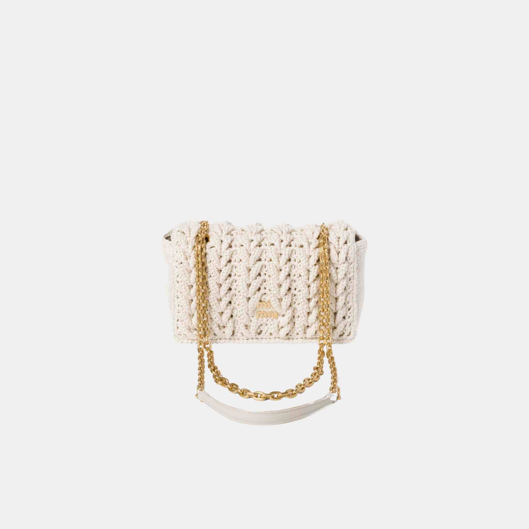 Cotton Cable-Knit Mini-Bag - Image 4