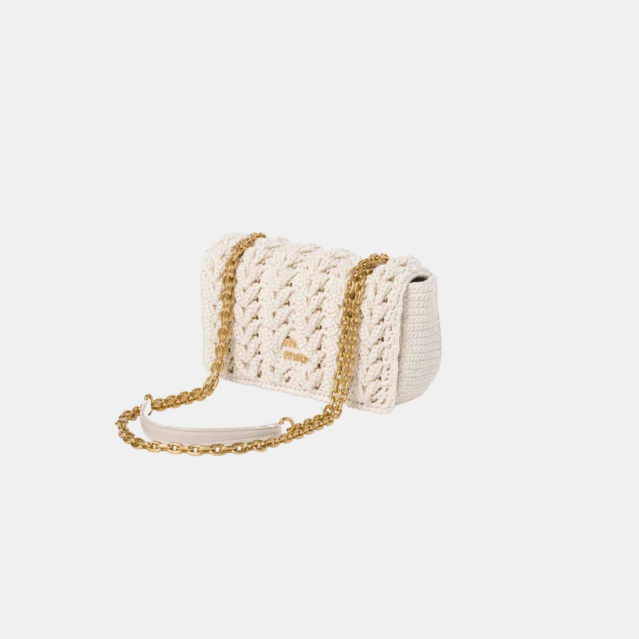 Cotton Cable-Knit Mini-Bag - Image 5