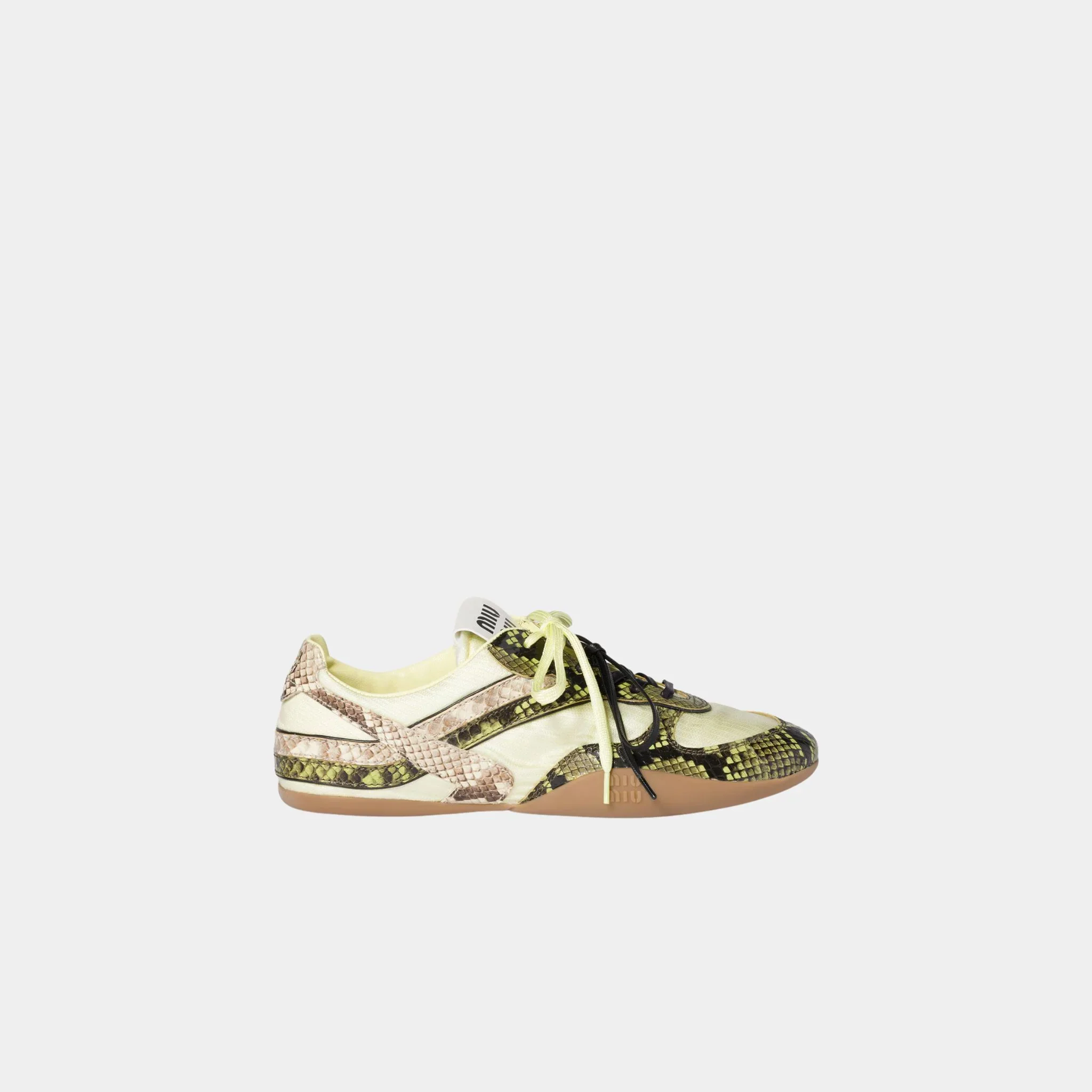 Gymnasium Technical Fabric and Python-print Ayers Sneakers - Image 11