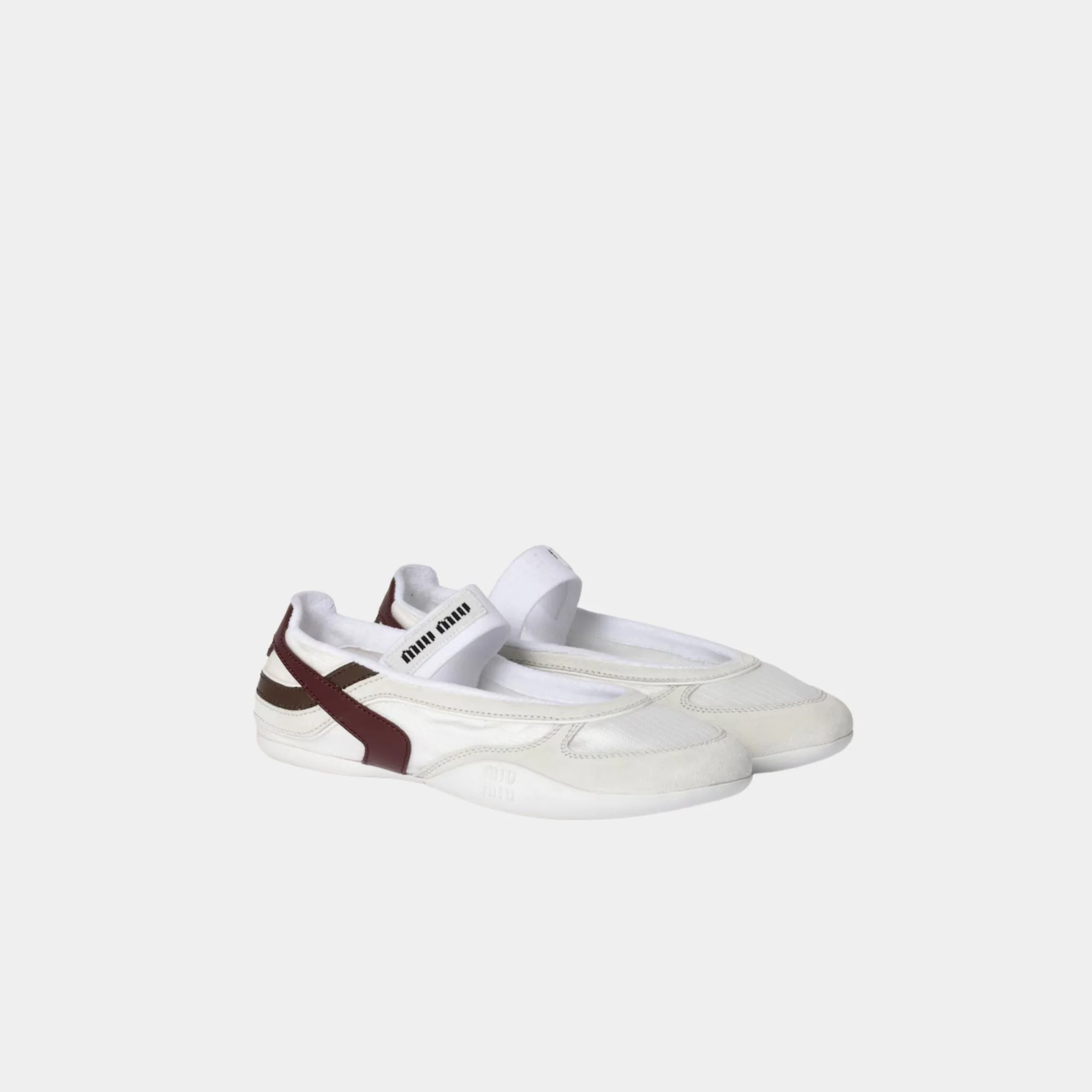 Gymnasium Technical Fabric And Suede Ballerinas - Image 2