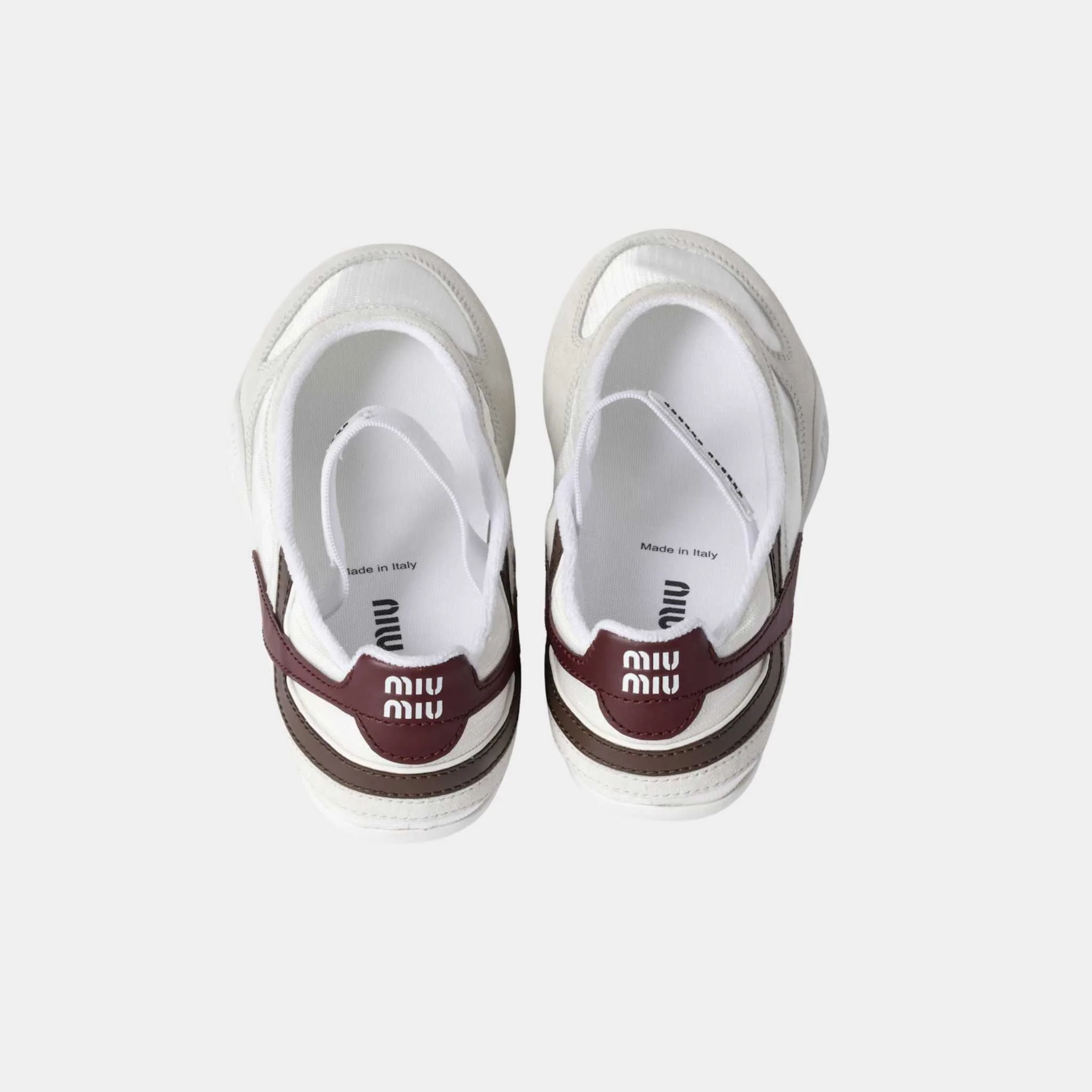 Gymnasium Technical Fabric And Suede Ballerinas - Image 3