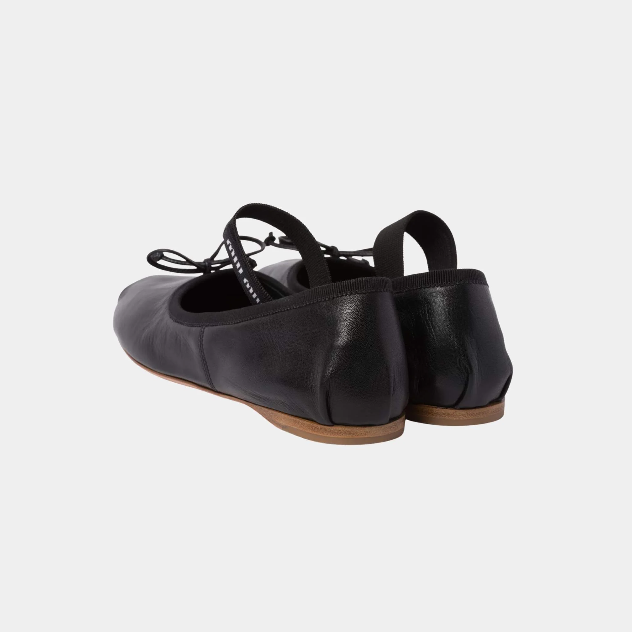 Leather Ballerinas With Removable Elastic - Image 2