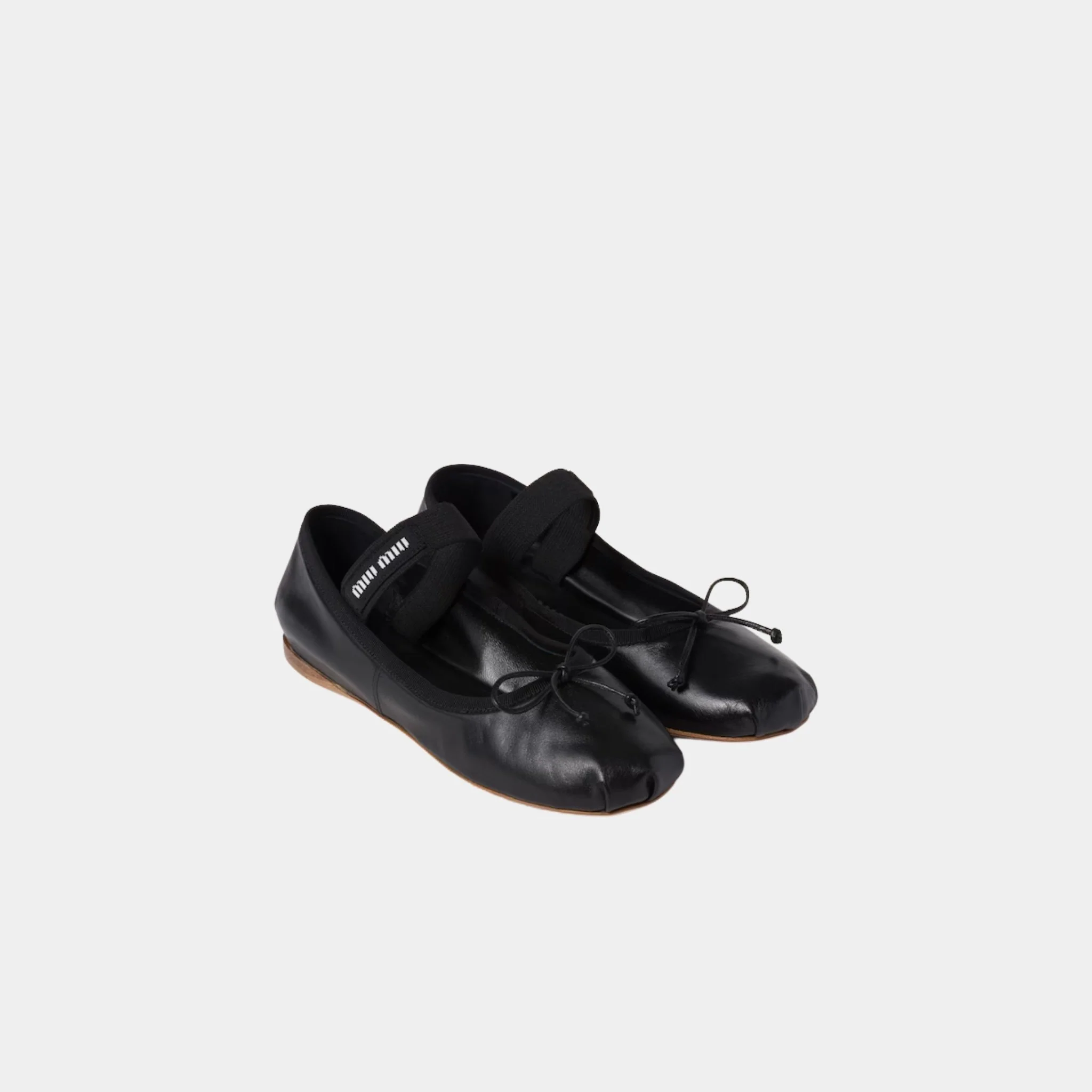 Leather Ballerinas With Removable Elastic - Image 3