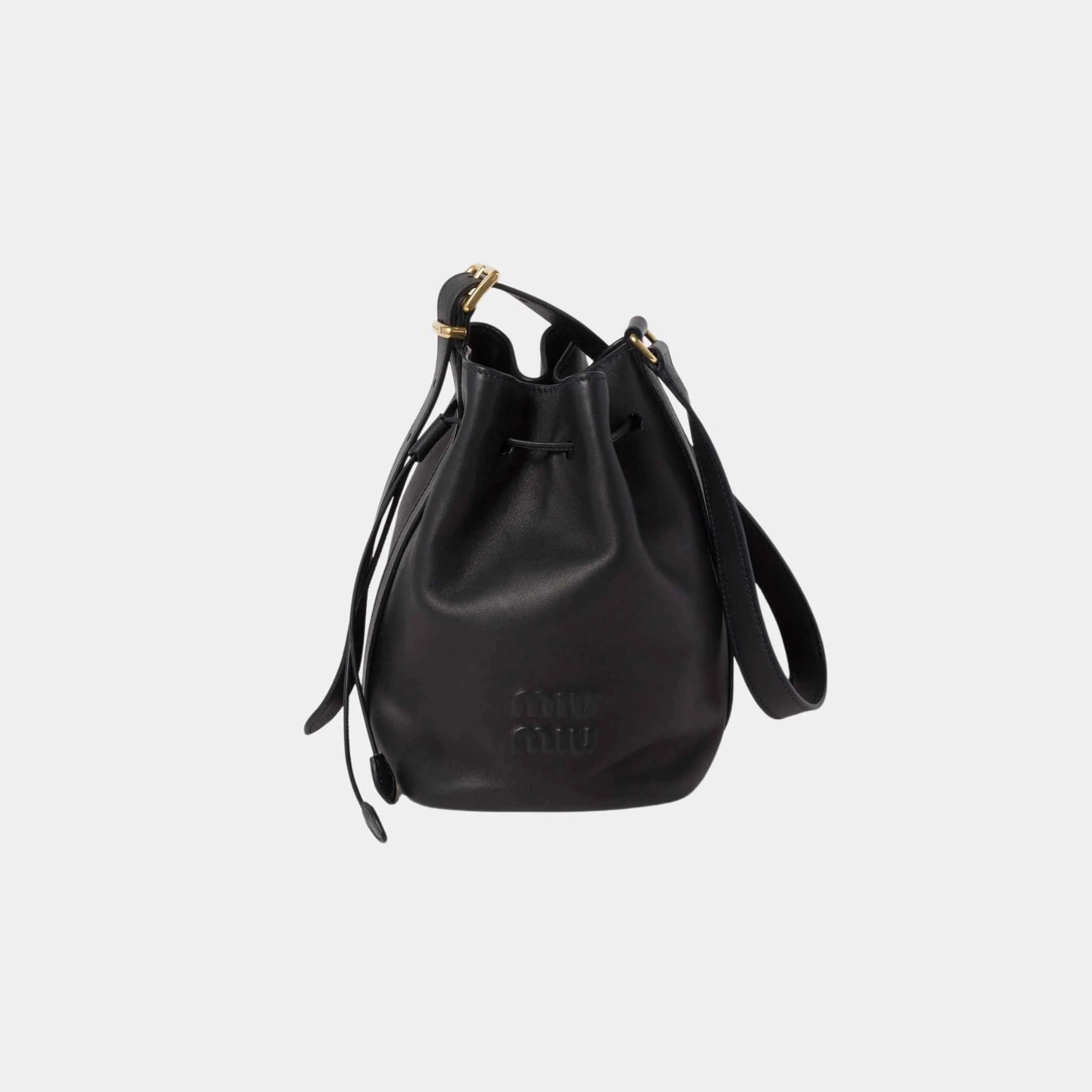 Leather Bucket Bag - Image 3