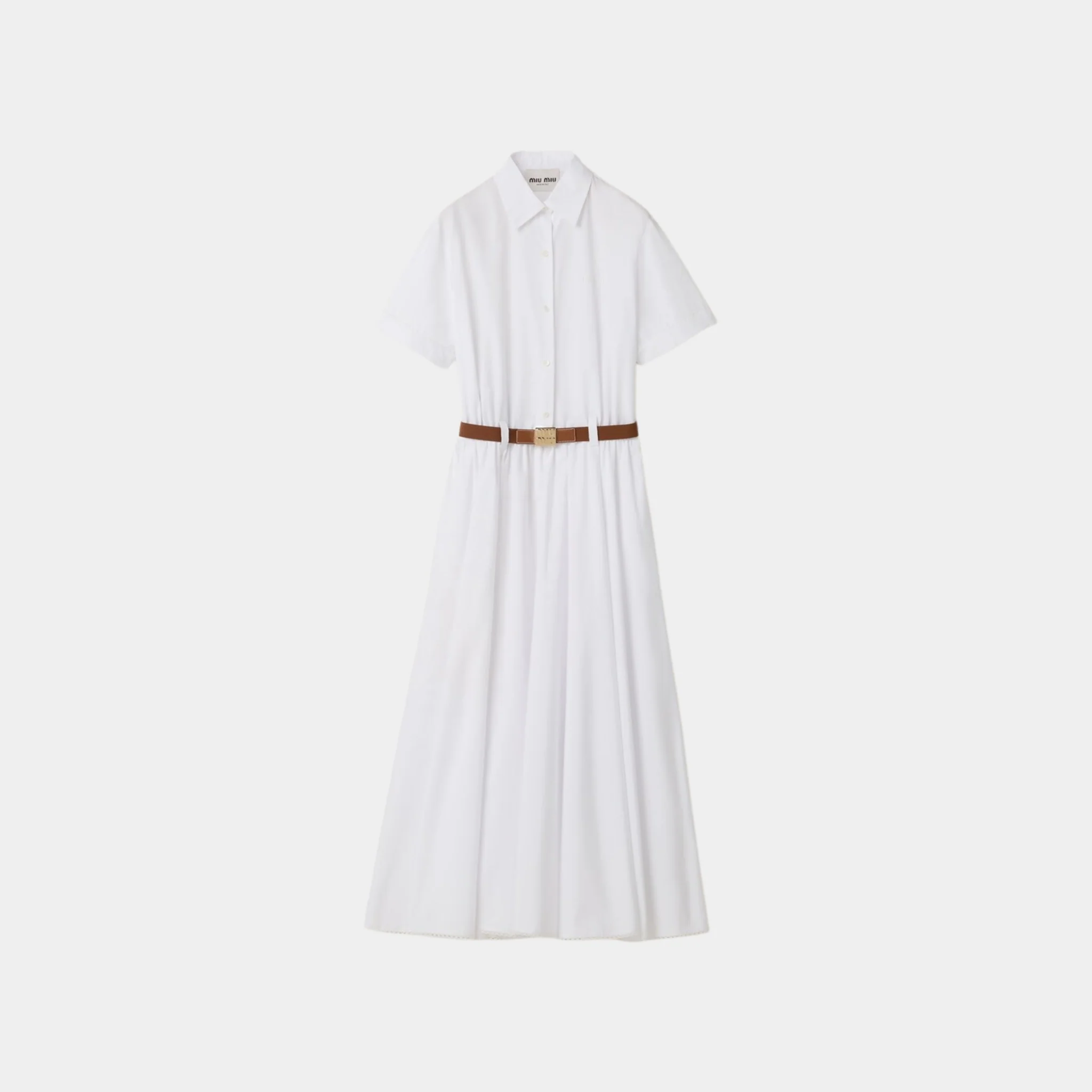 Long Poplin Dress - Image 2