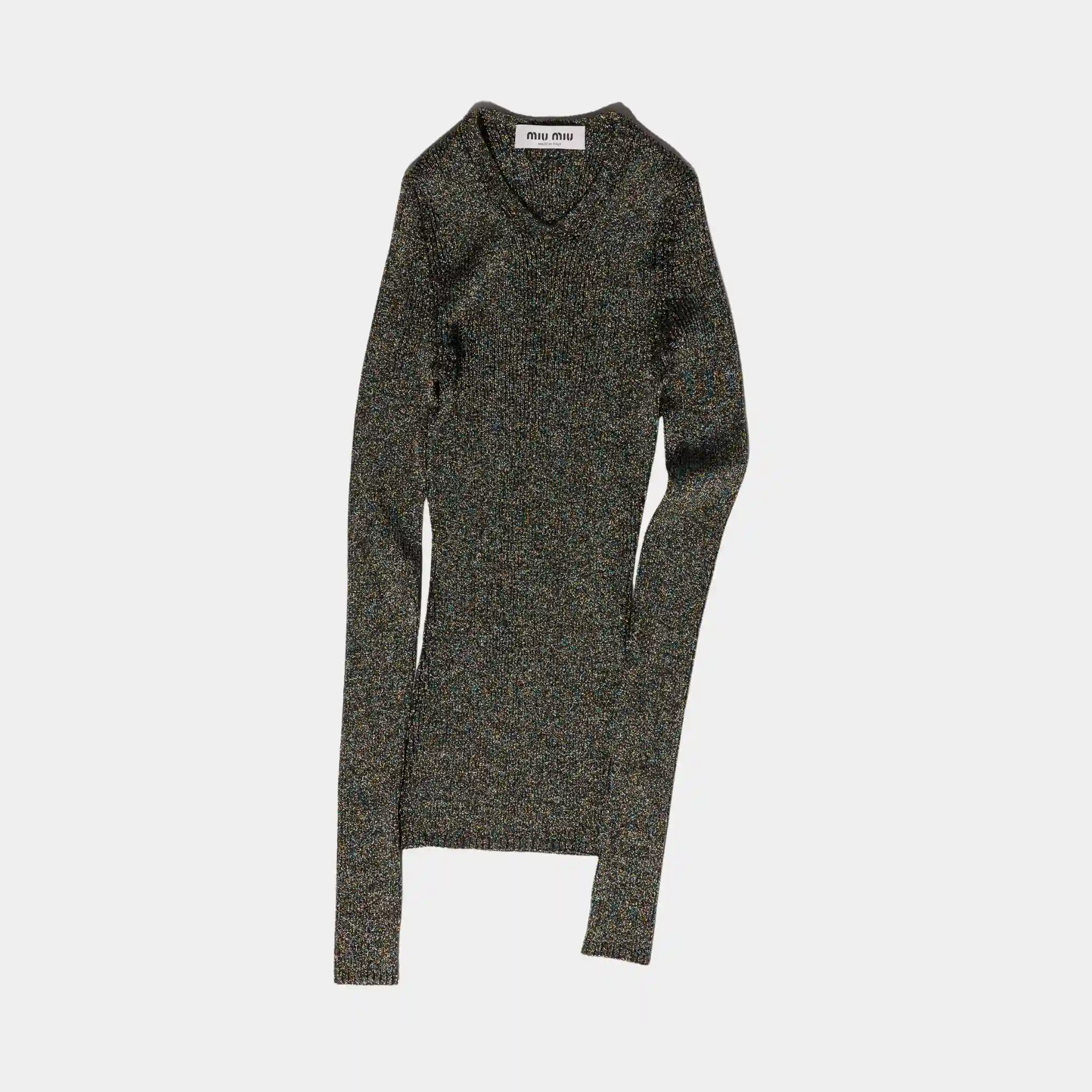 Lurex V-neck Sweater