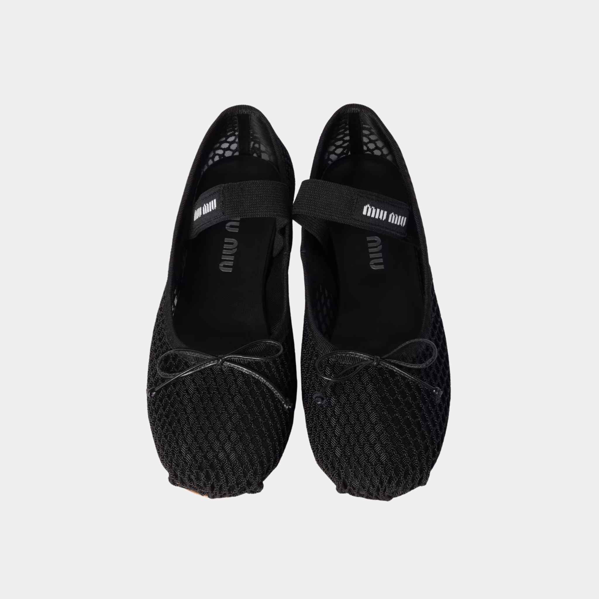 Mesh Fabric Ballerinas - Image 2