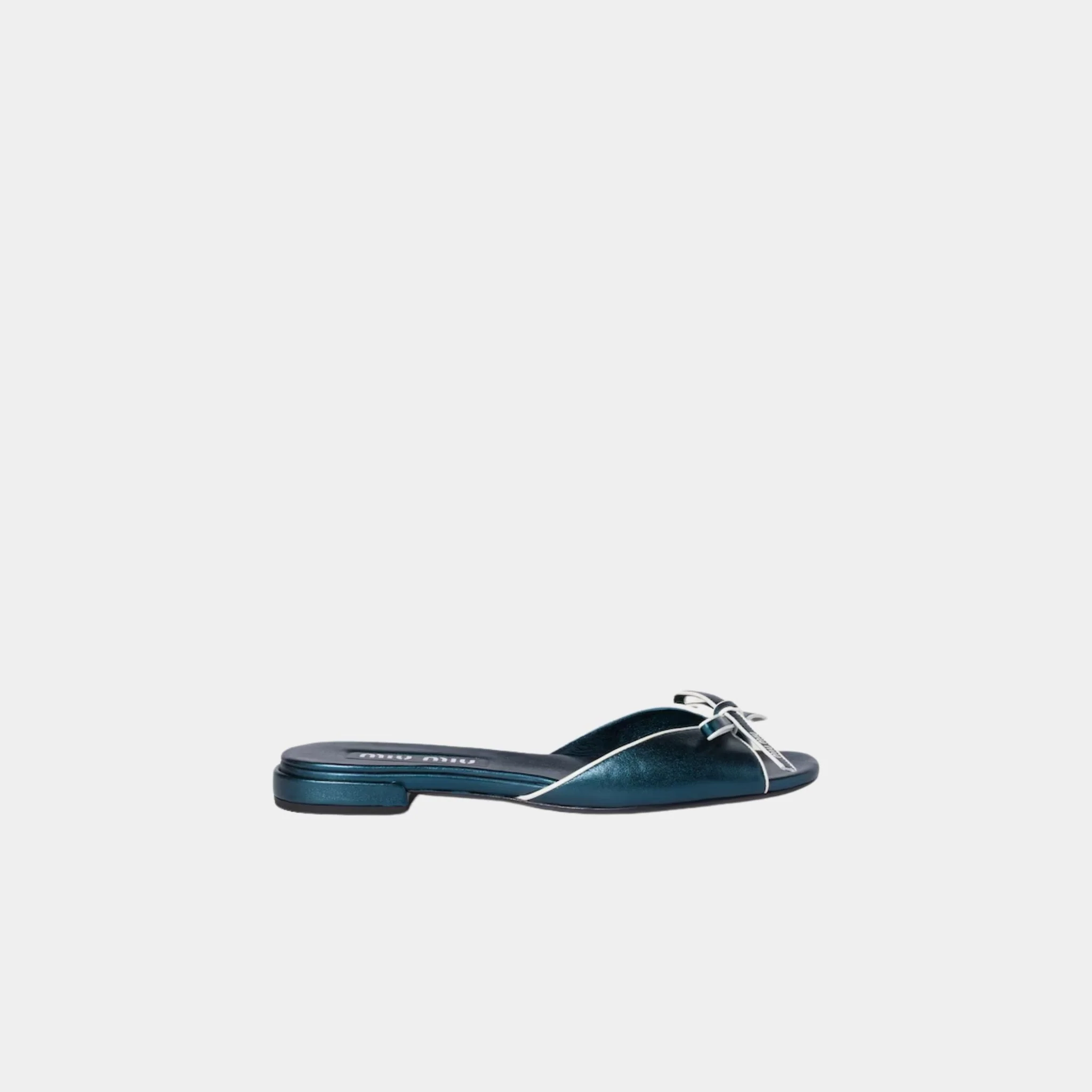 Mordoré Nappa Leather Sandals with Bow