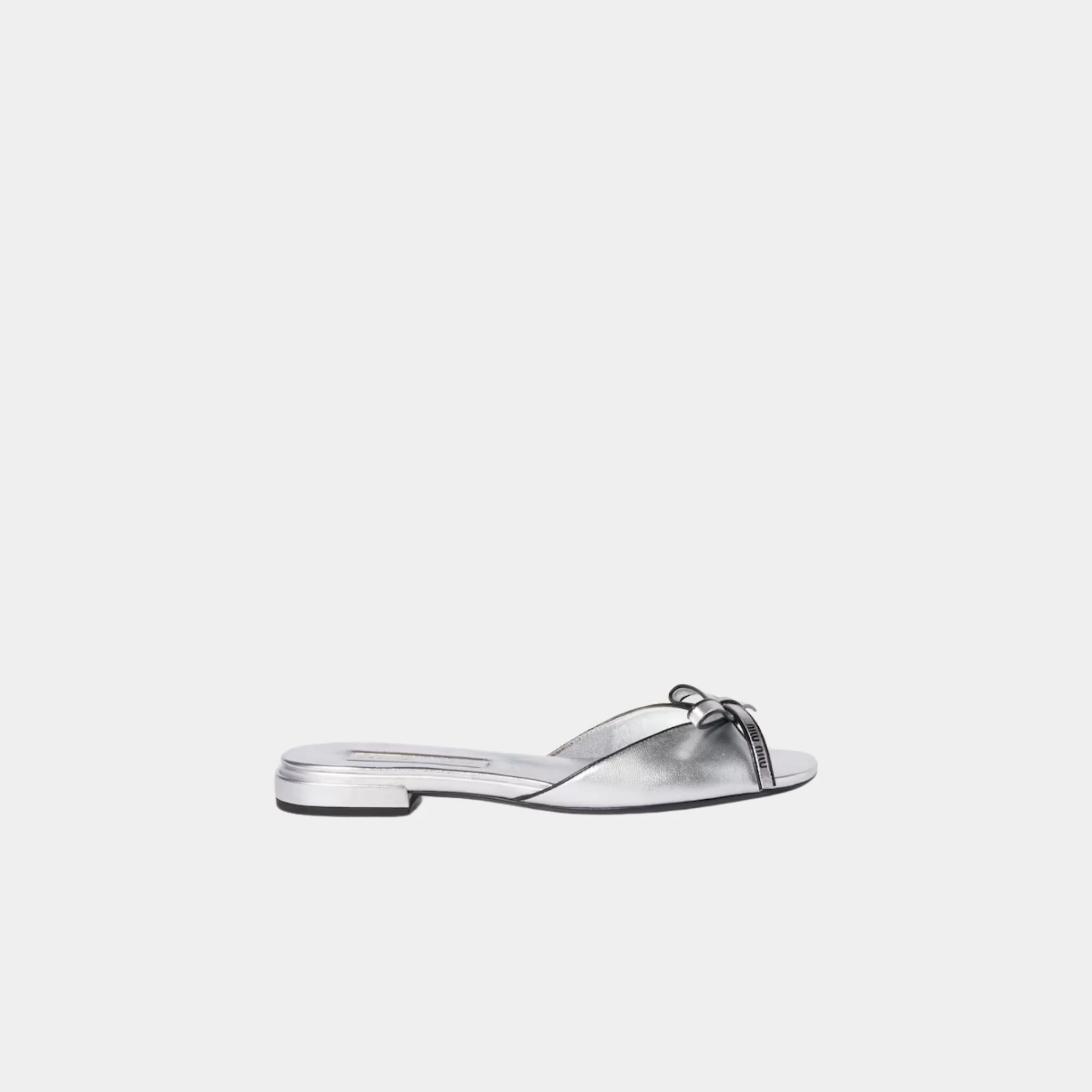 Mordoré Nappa Leather Sandals with Bow - Image 4