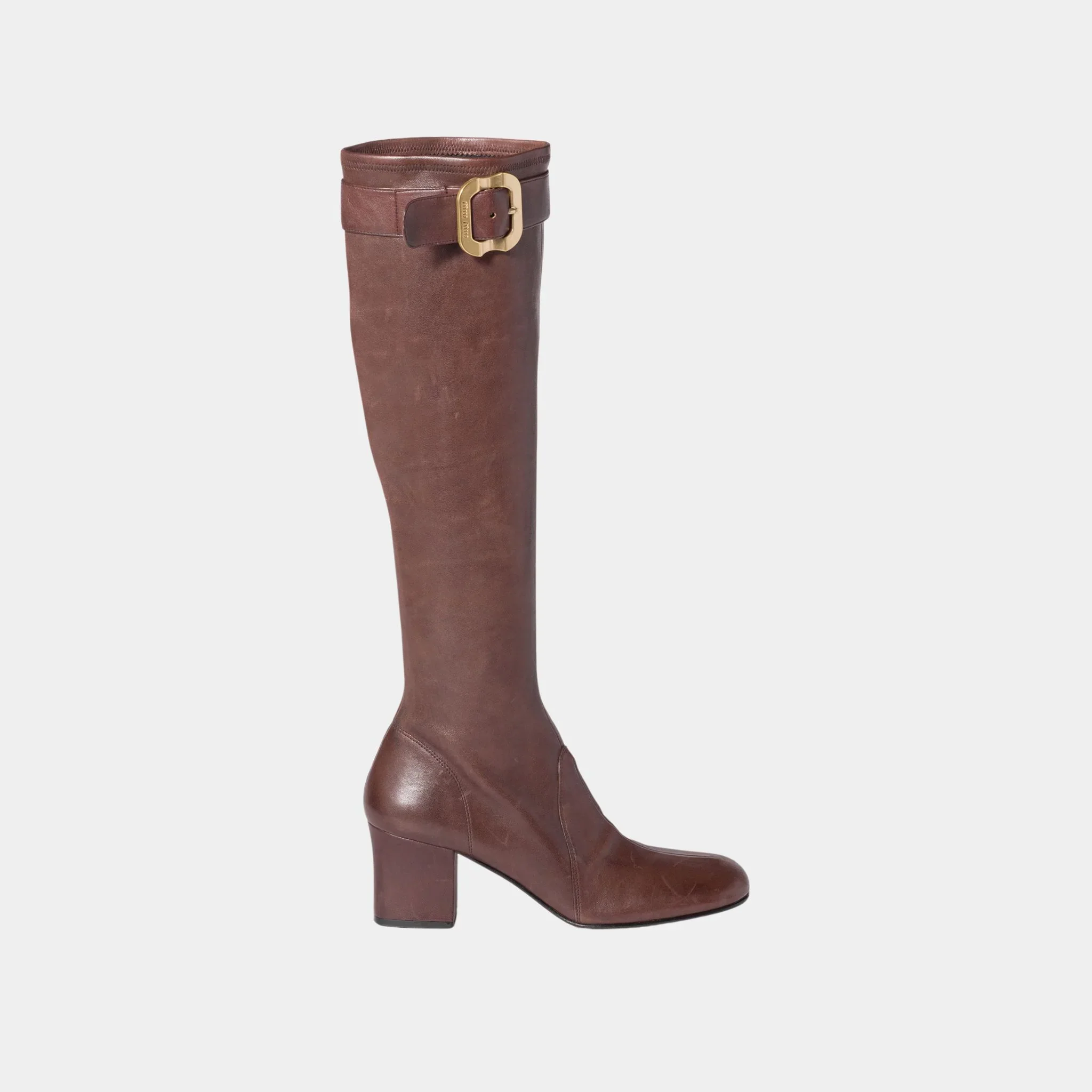 Nappa Leather Boots with Buckle - Image 5