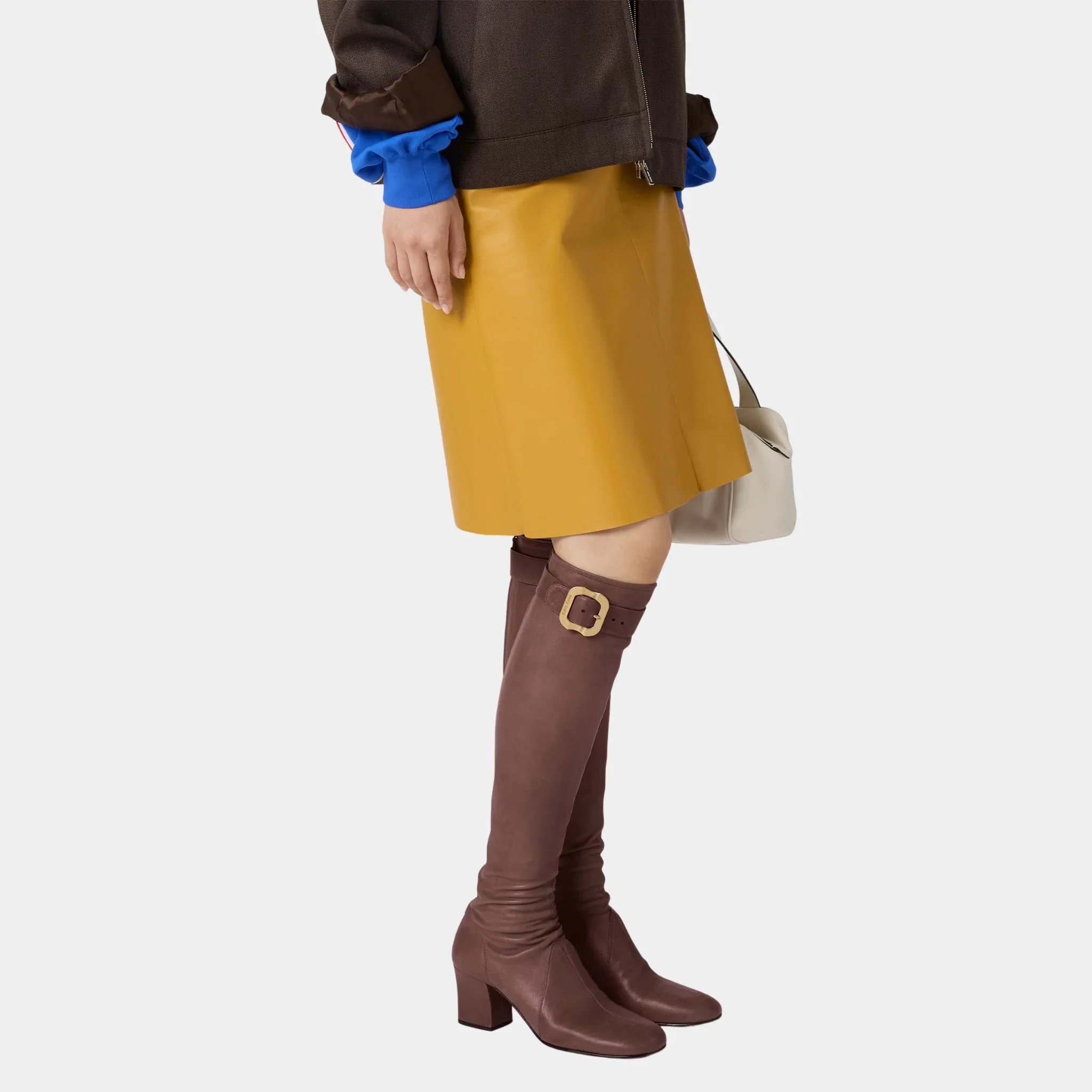 Nappa Leather Boots with Buckle - Image 6