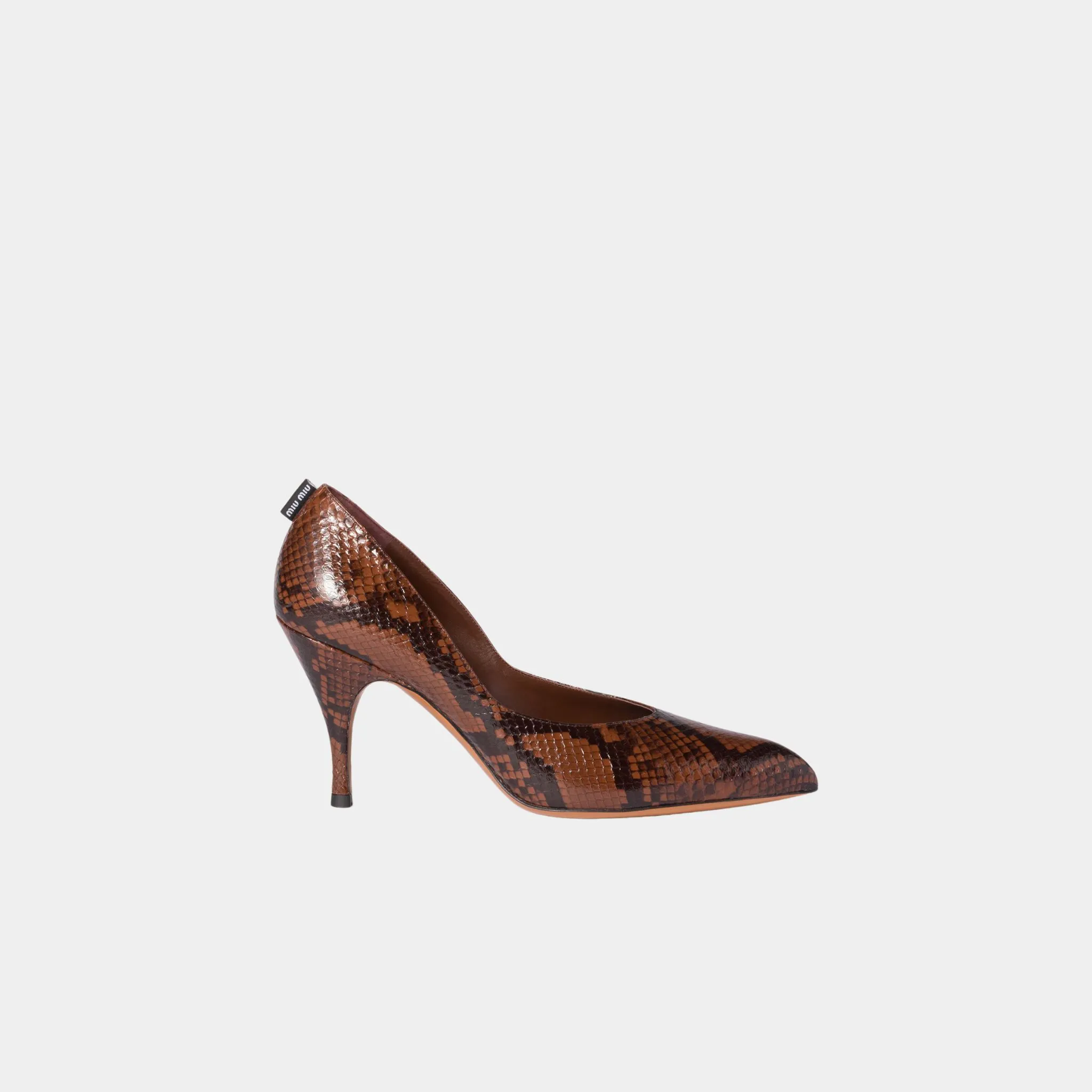 Python-print Ayers Leather Pumps - Image 2