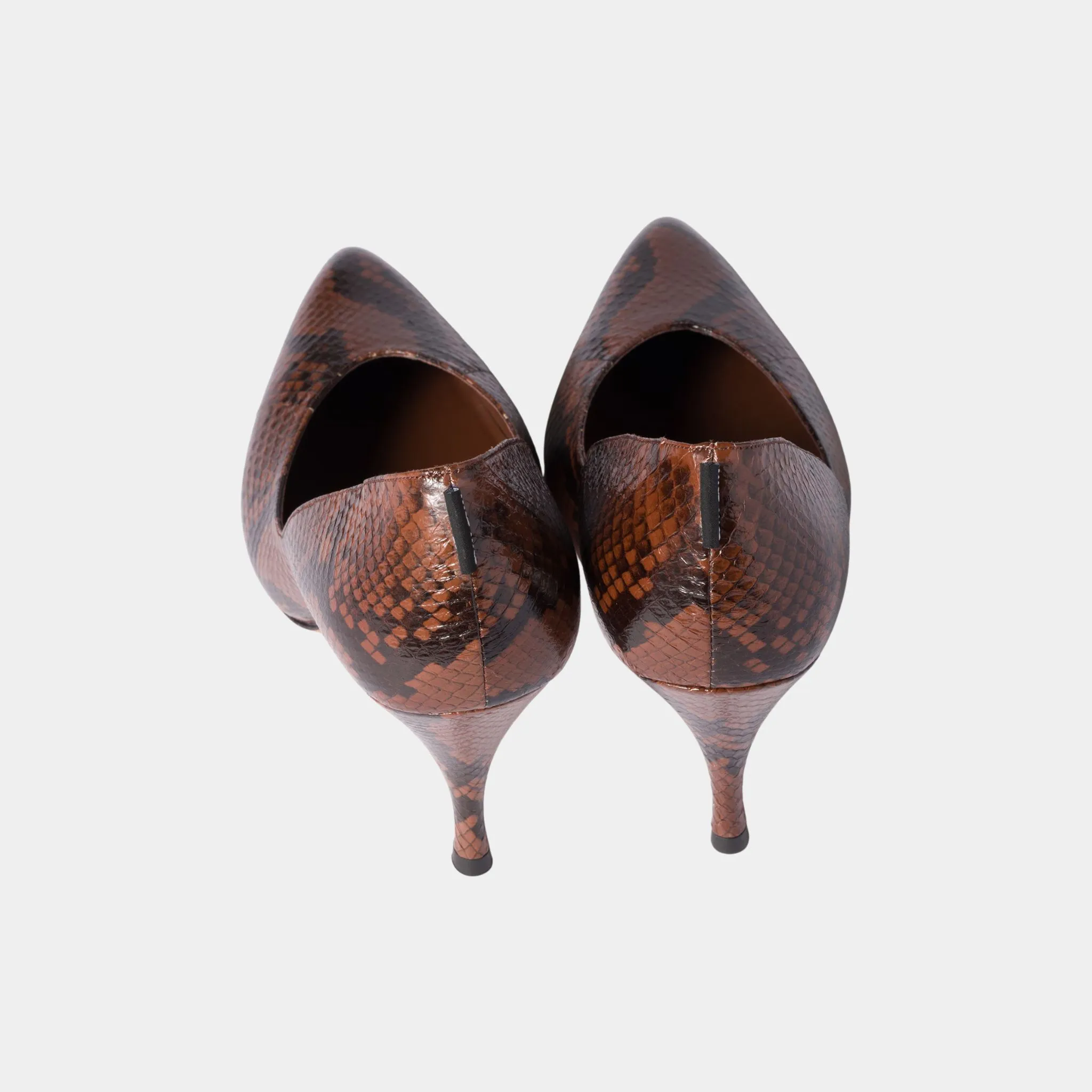 Python-print Ayers Leather Pumps - Image 3