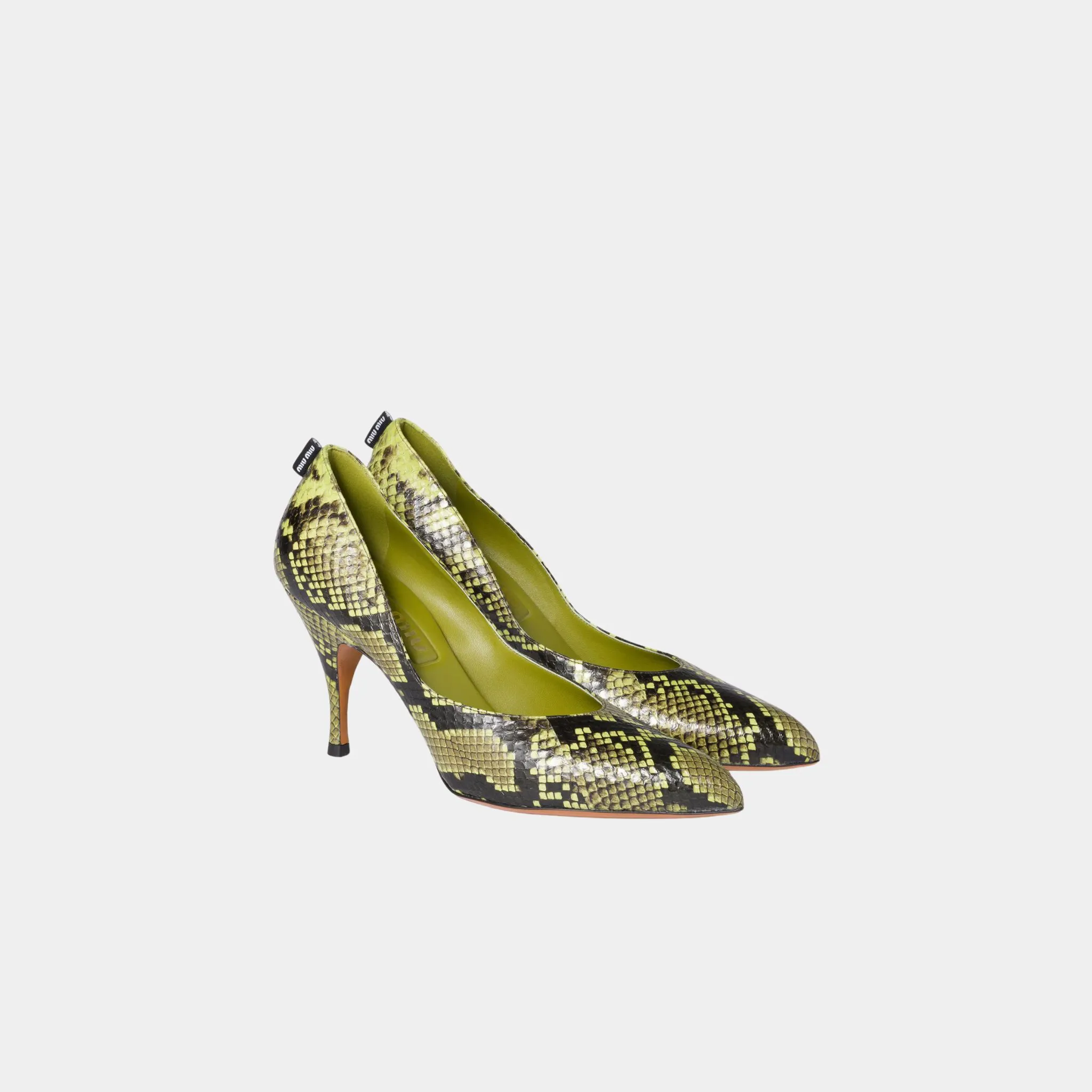 Python-print Ayers Leather Pumps - Image 7