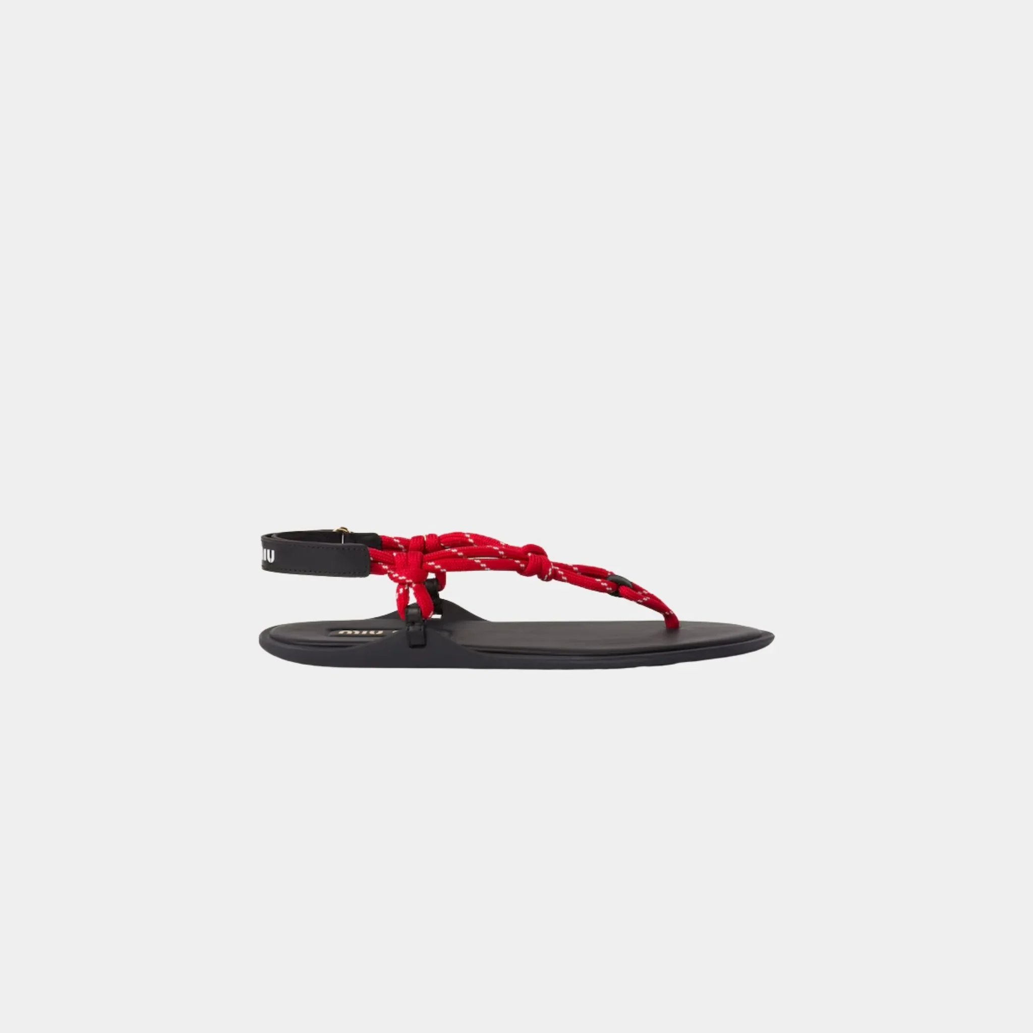 Riviere Cord and Leather Sandals - Image 5