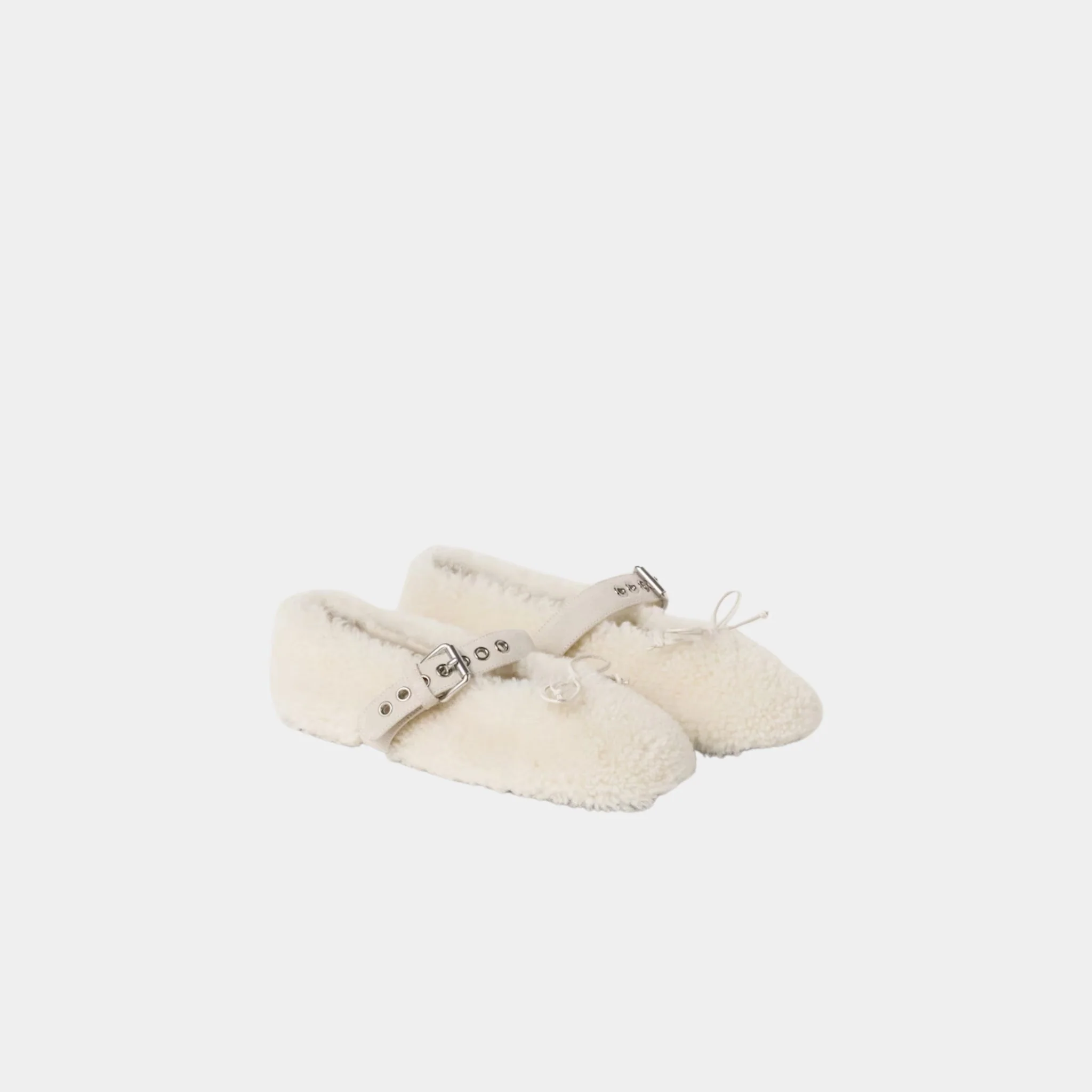 Shearling Lambskin Ballerinas - Image 2