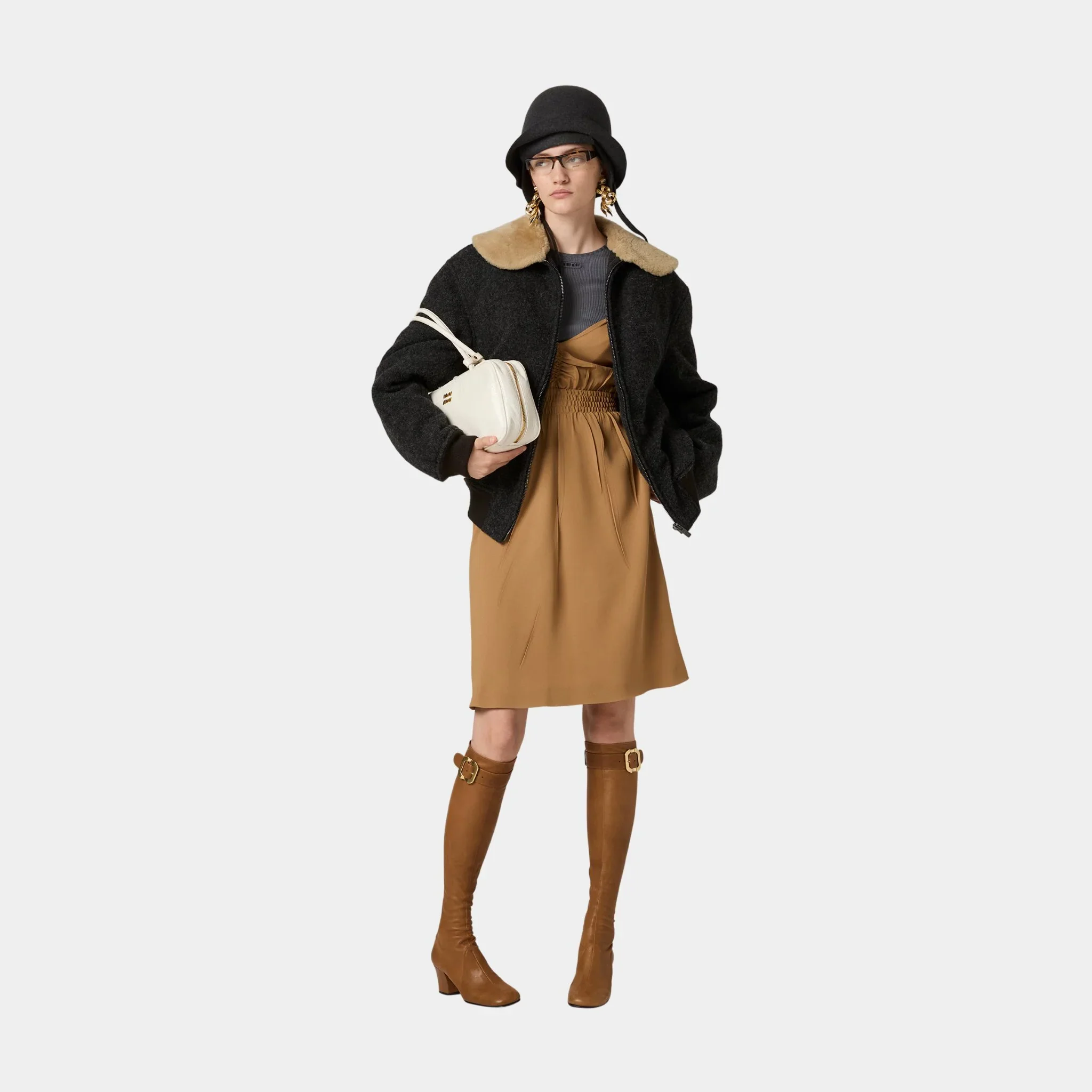 Shetland Wool Blouson Jacket - Image 4