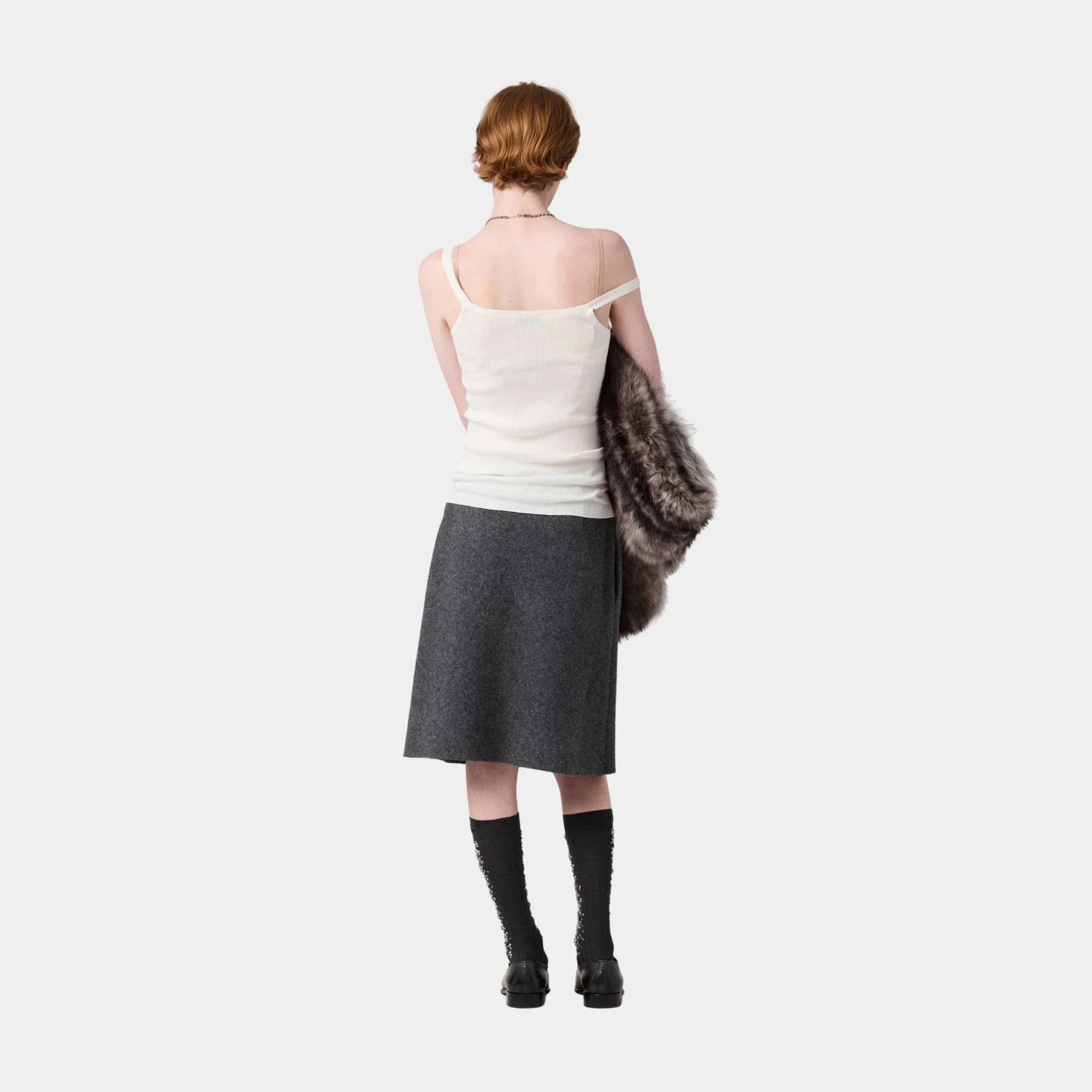 Shetland Wool Skirt - Image 2