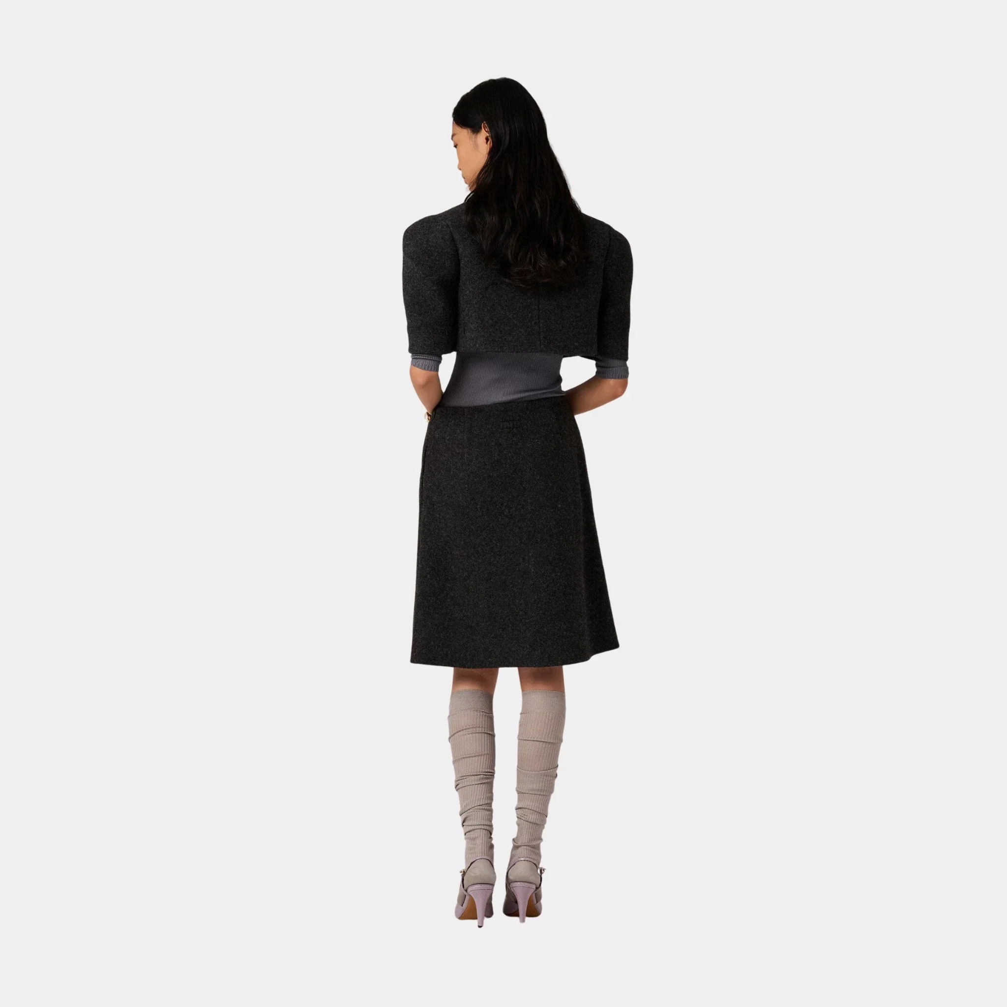 Shetland Wool Skirt - Image 4