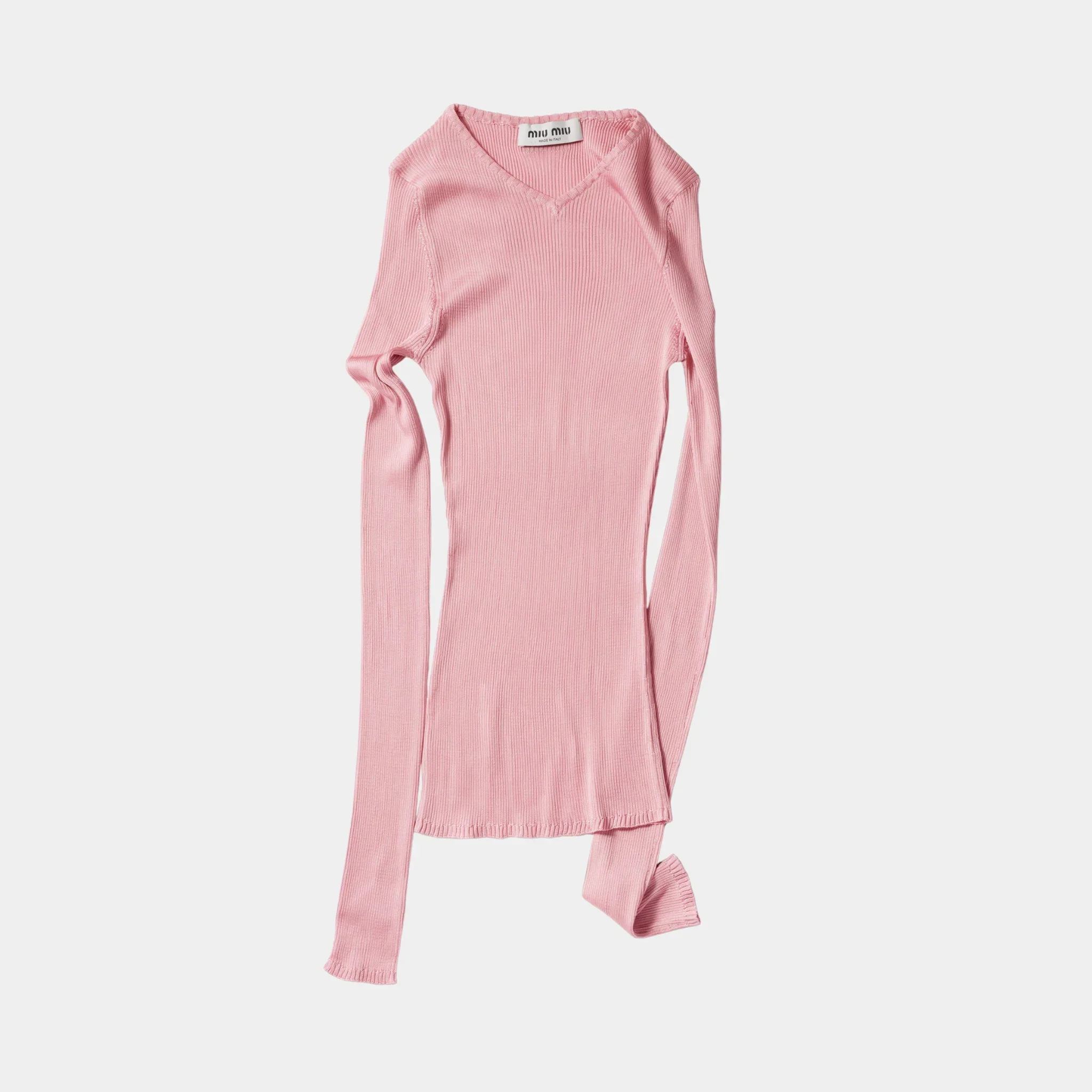 Silk V-neck Sweater