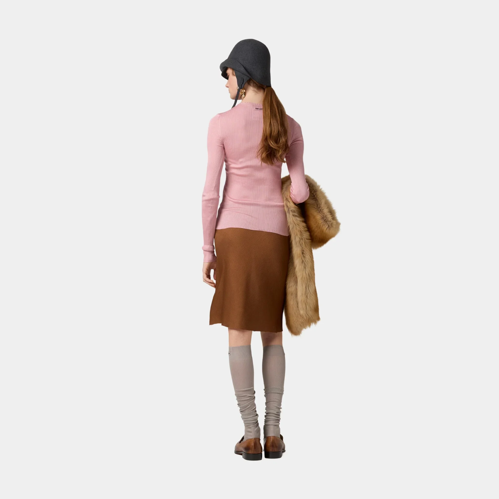 Silk V-neck Sweater - Image 2