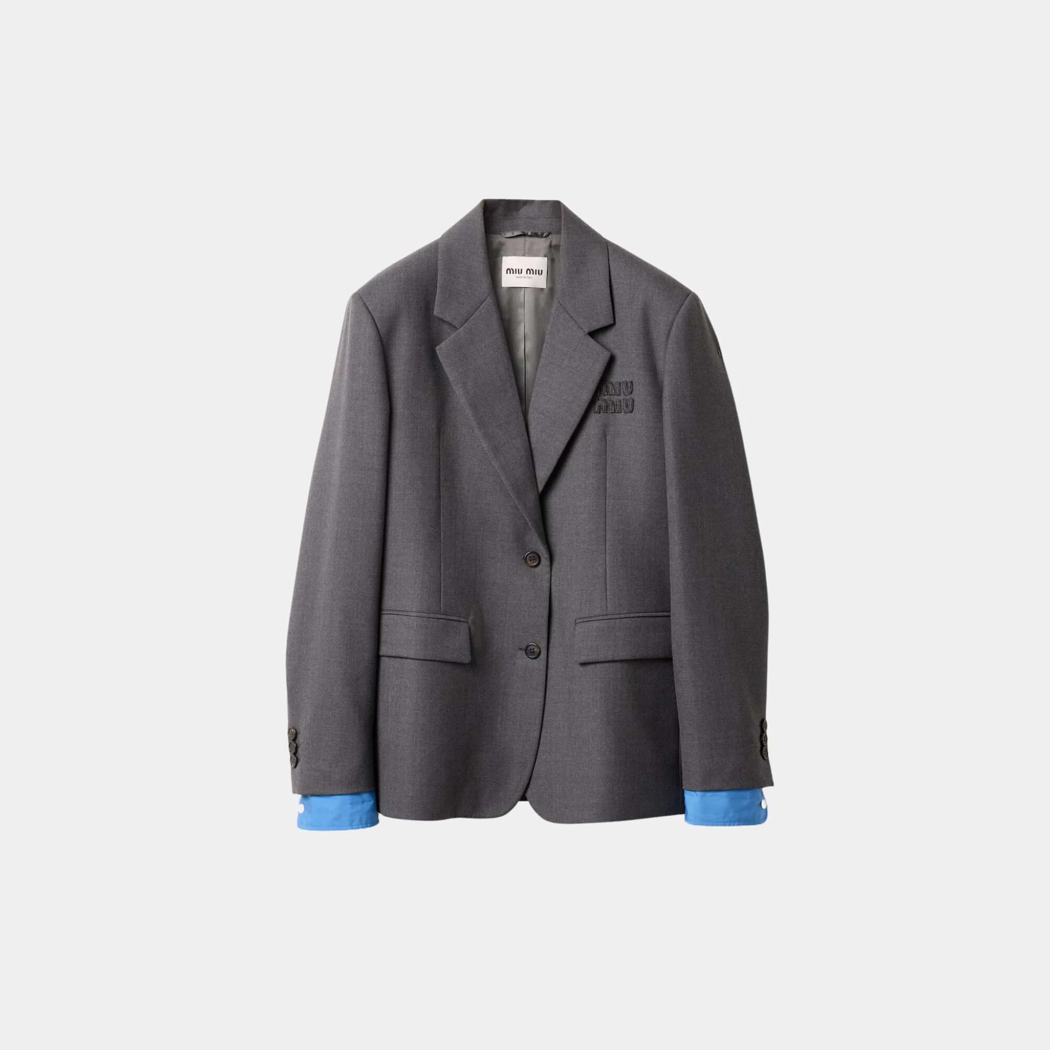 Single Breasted Gabardine Jacket - Image 3