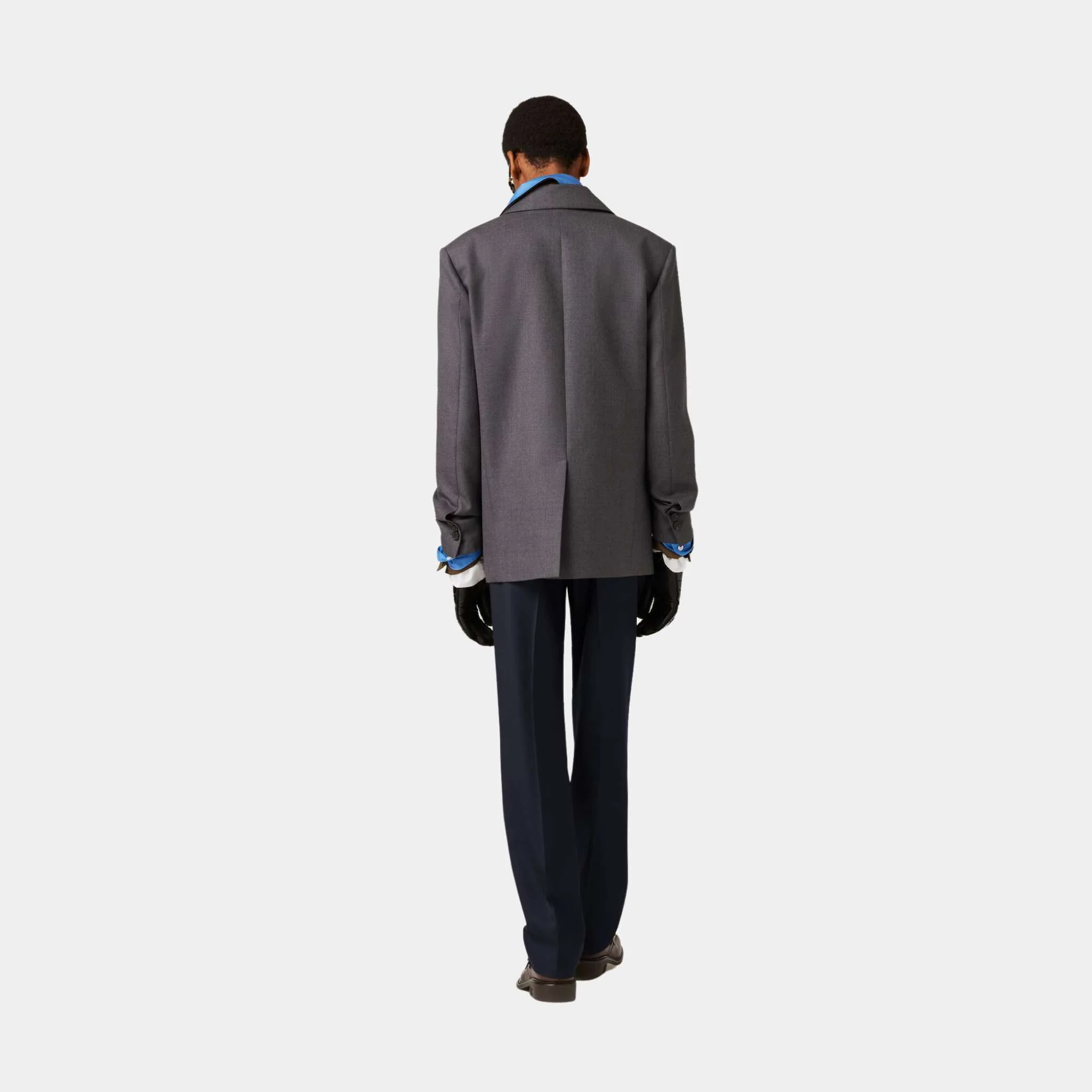 Single Breasted Gabardine Jacket - Image 4