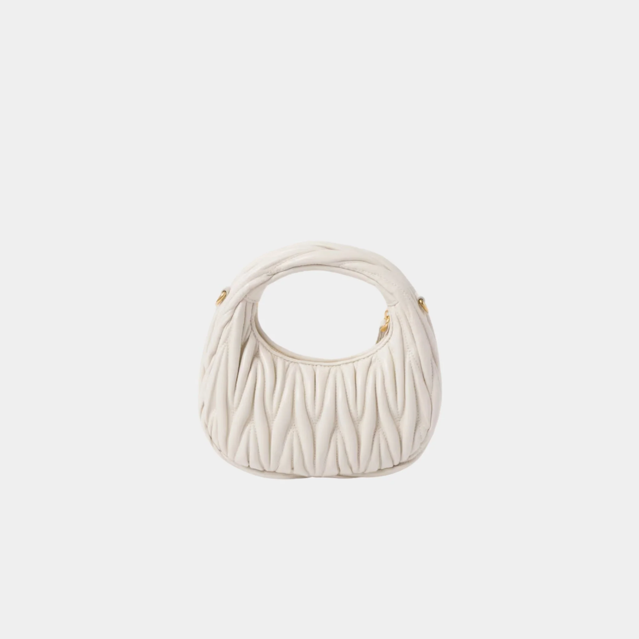 Wander Matelasse Nappa Leather Hobo Mini Bag - Image 11