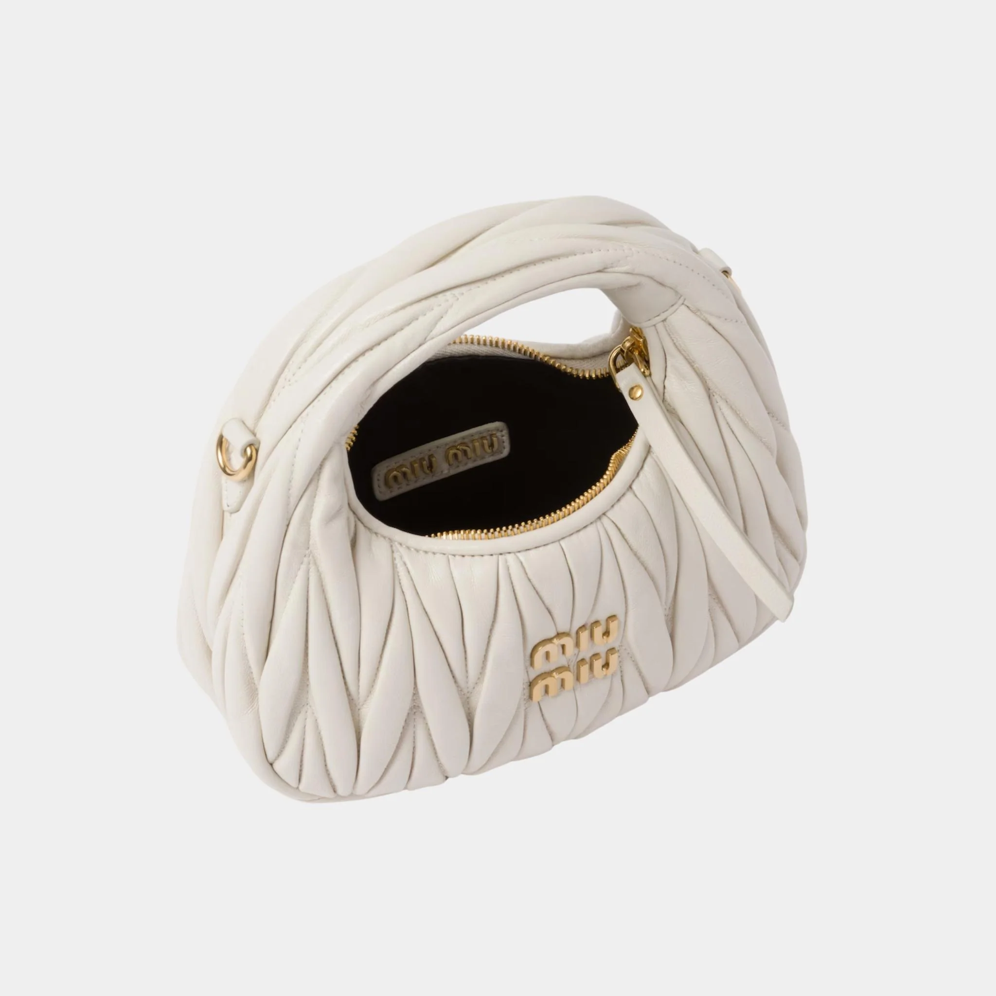Wander Matelasse Nappa Leather Hobo Mini Bag - Image 12