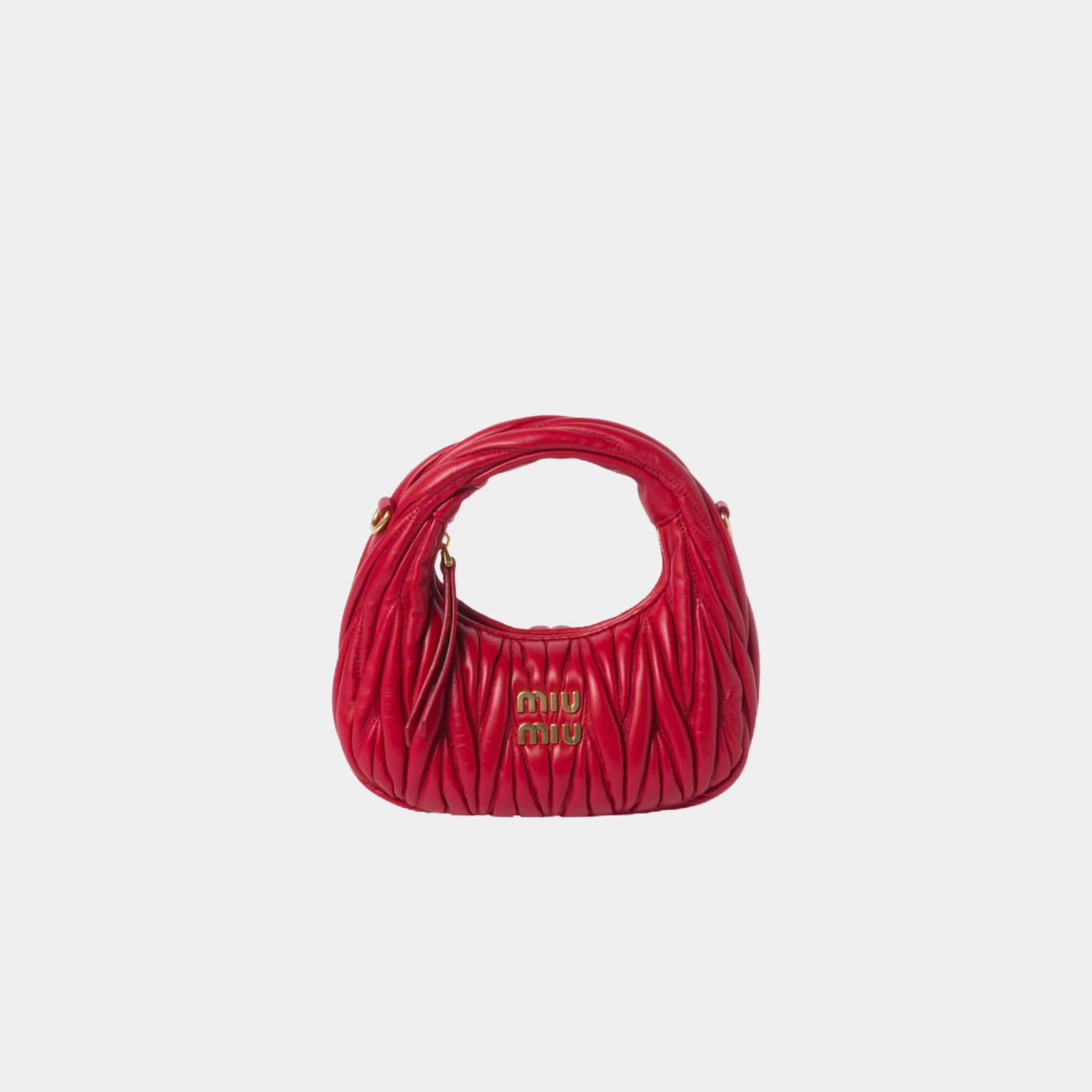 Wander Matelasse Nappa Leather Hobo Mini Bag - Image 13