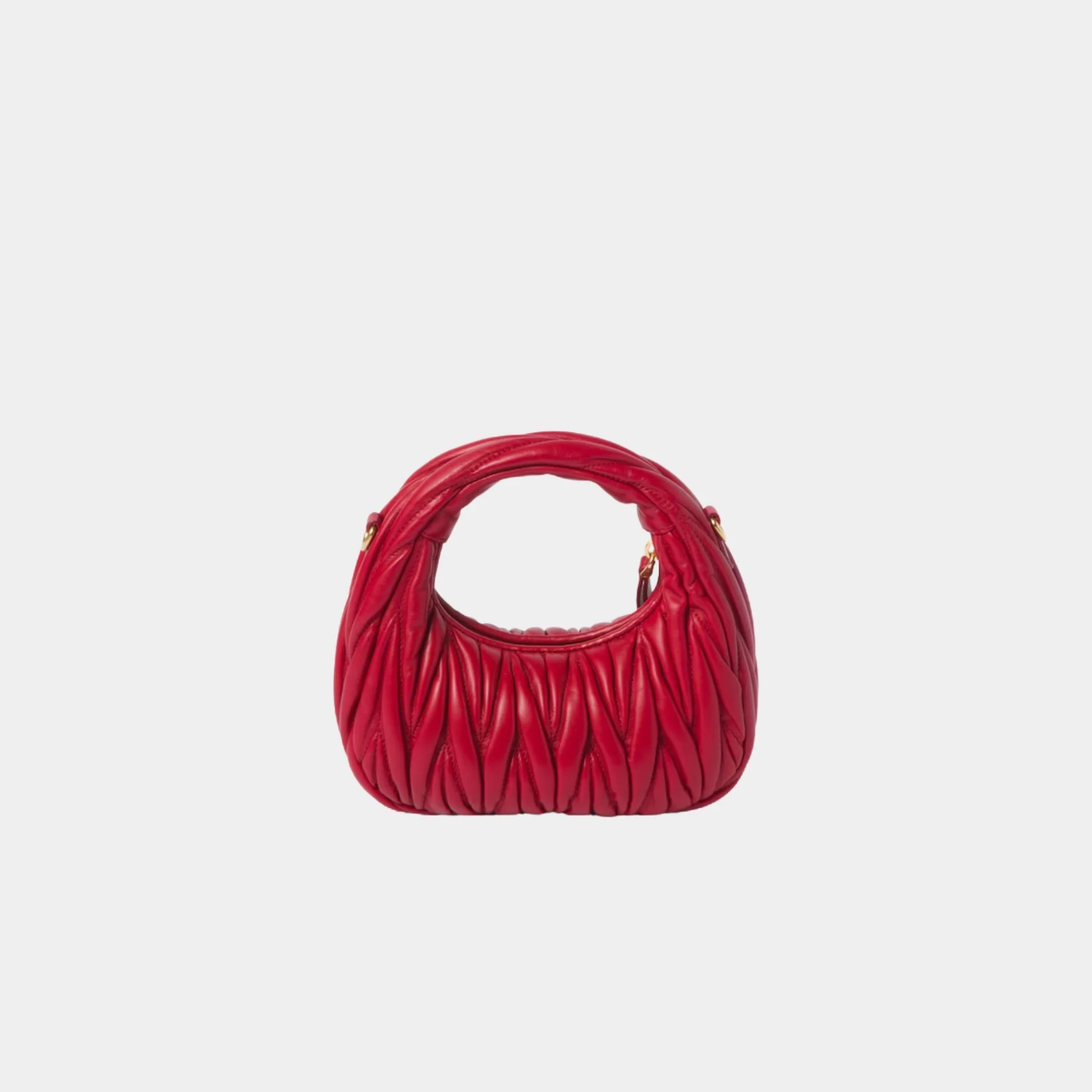 Wander Matelasse Nappa Leather Hobo Mini Bag - Image 14