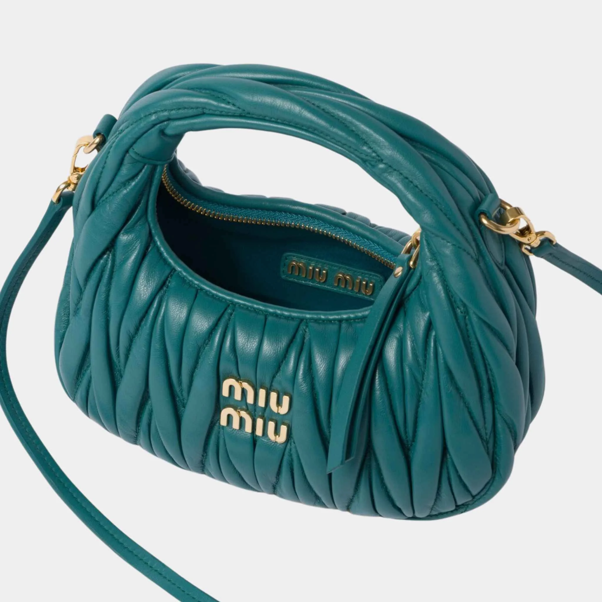 Wander Matelasse Nappa Leather Hobo Mini Bag - Image 36