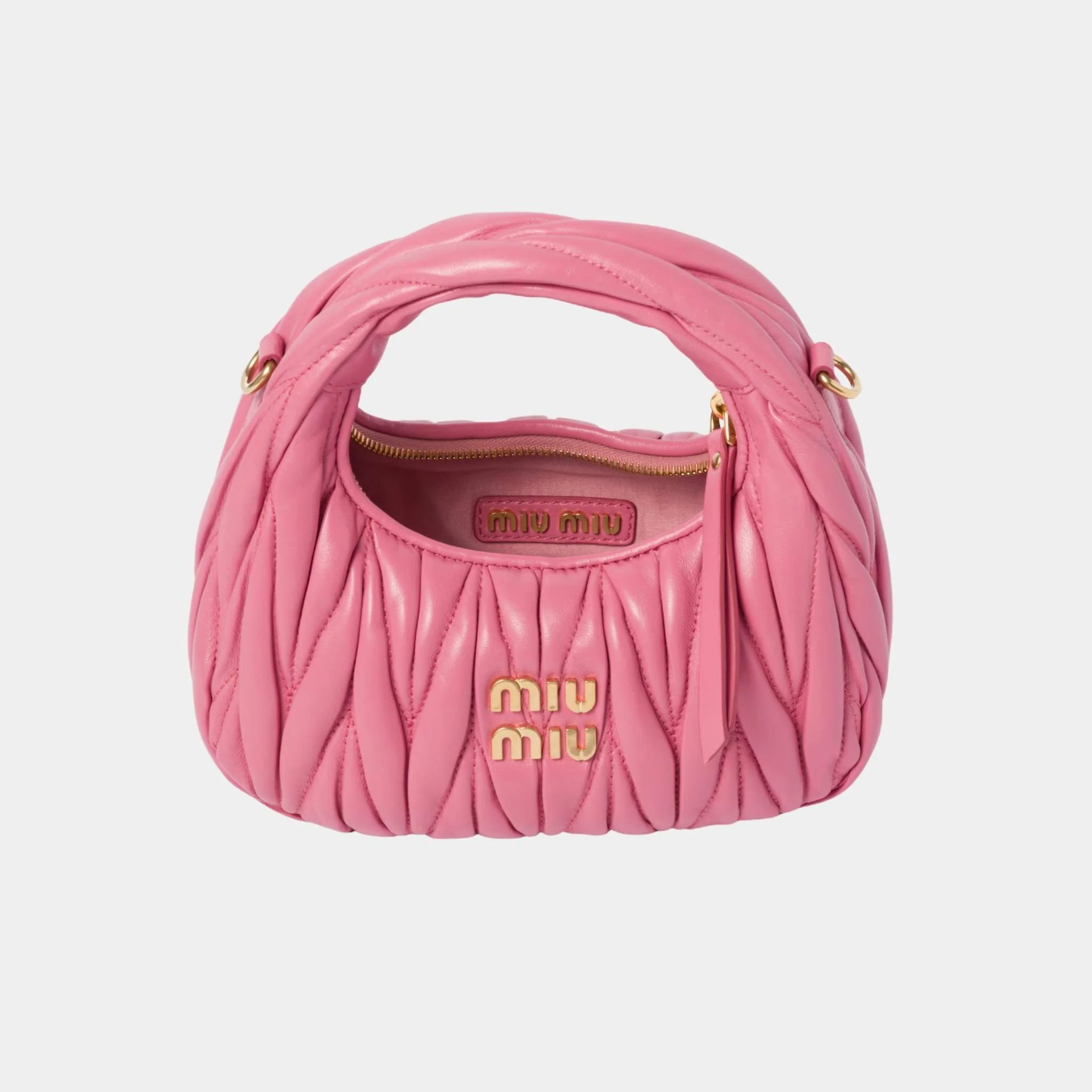 Wander Matelasse Nappa Leather Hobo Mini Bag - Image 6