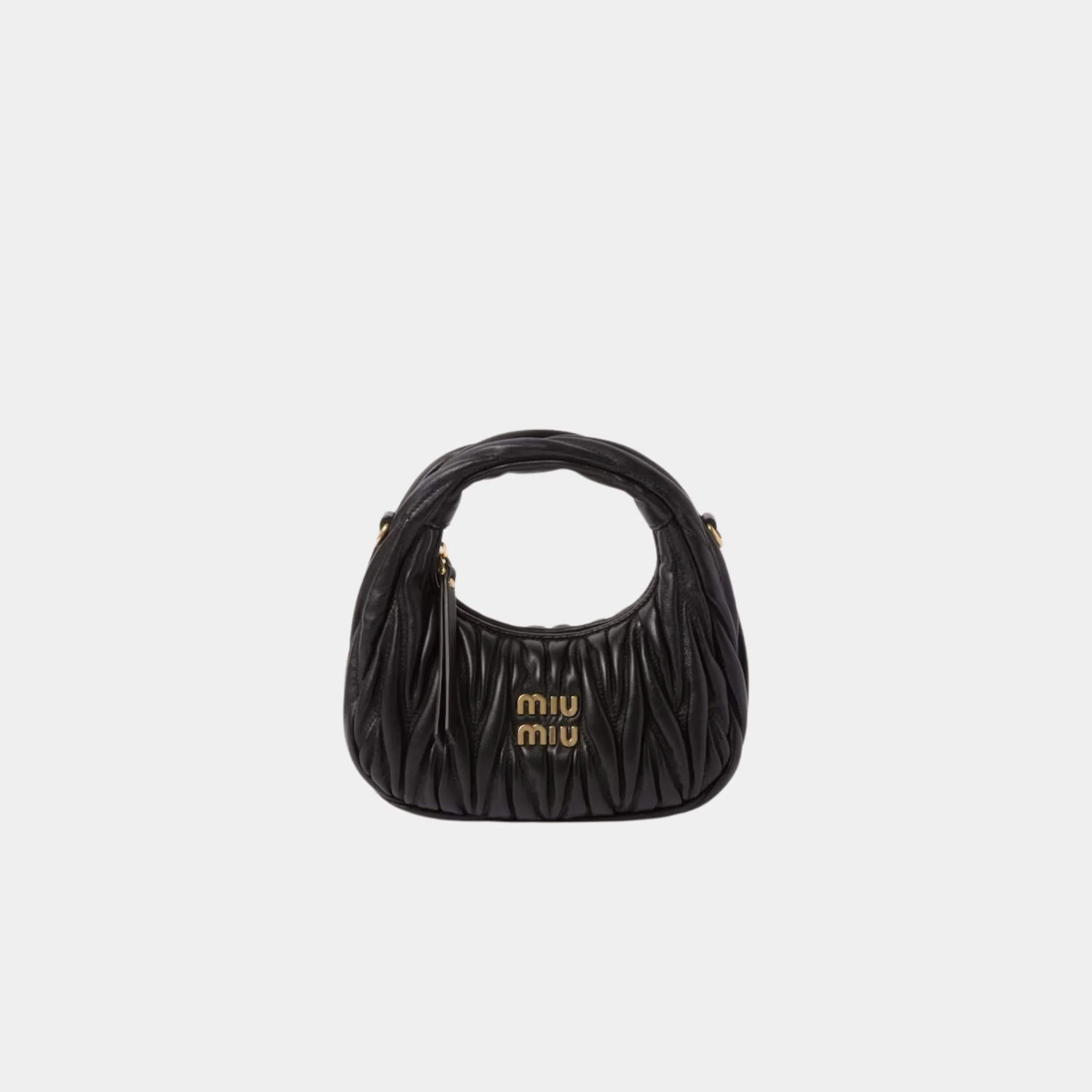 Wander Matelasse Nappa Leather Hobo Mini Bag - Image 7